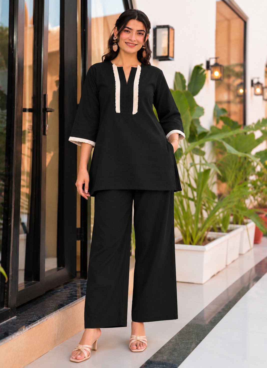Noir muse chic co-ord set