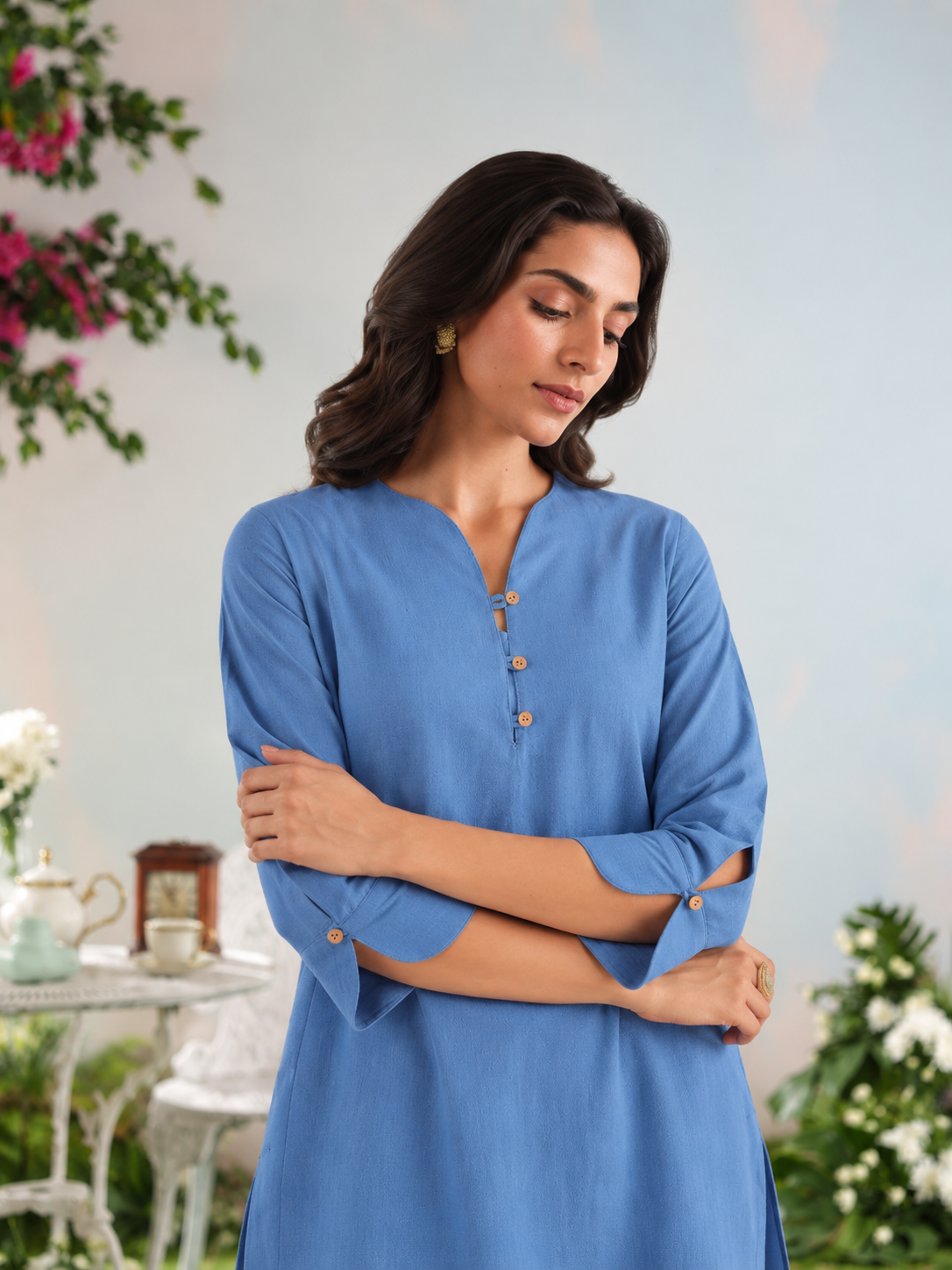 Ocean meadow kurta set