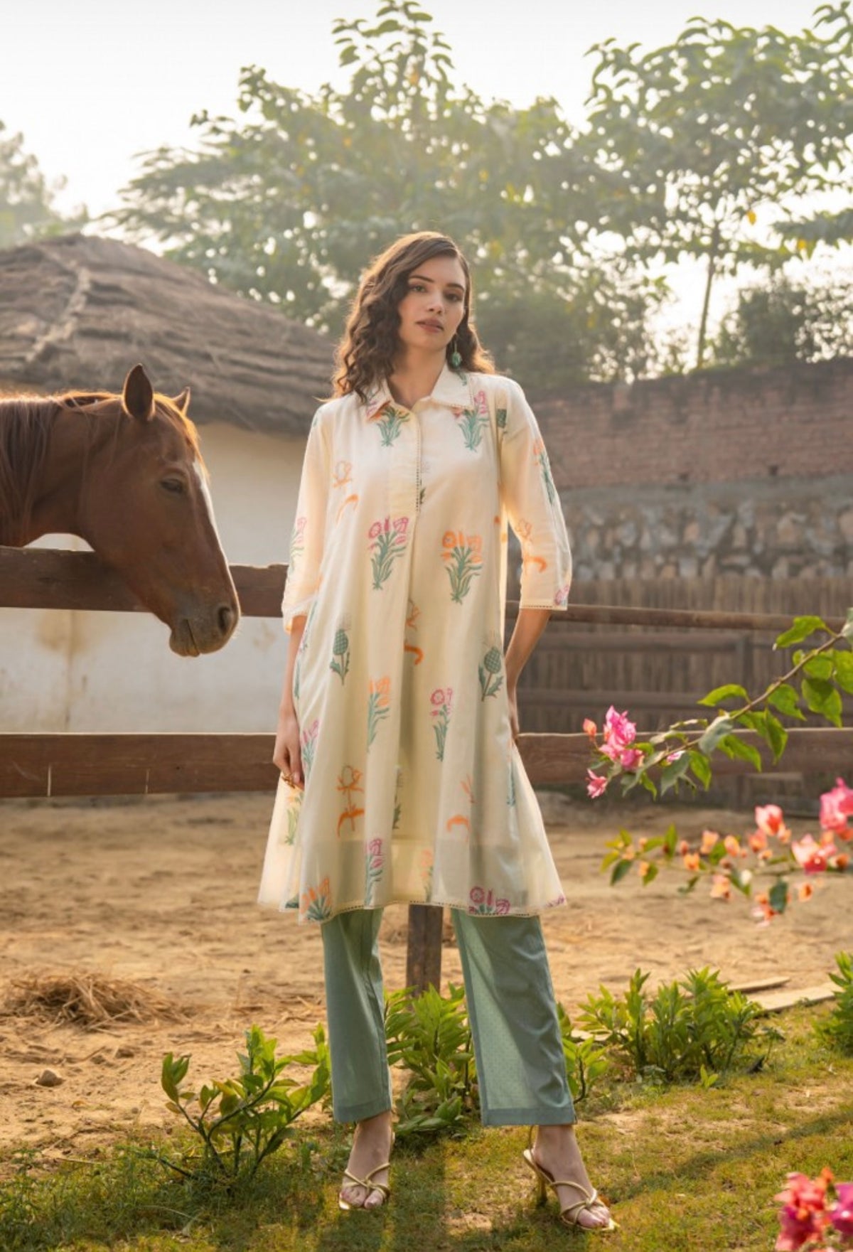 GRACE IN BLOOM COTTON COORD SET