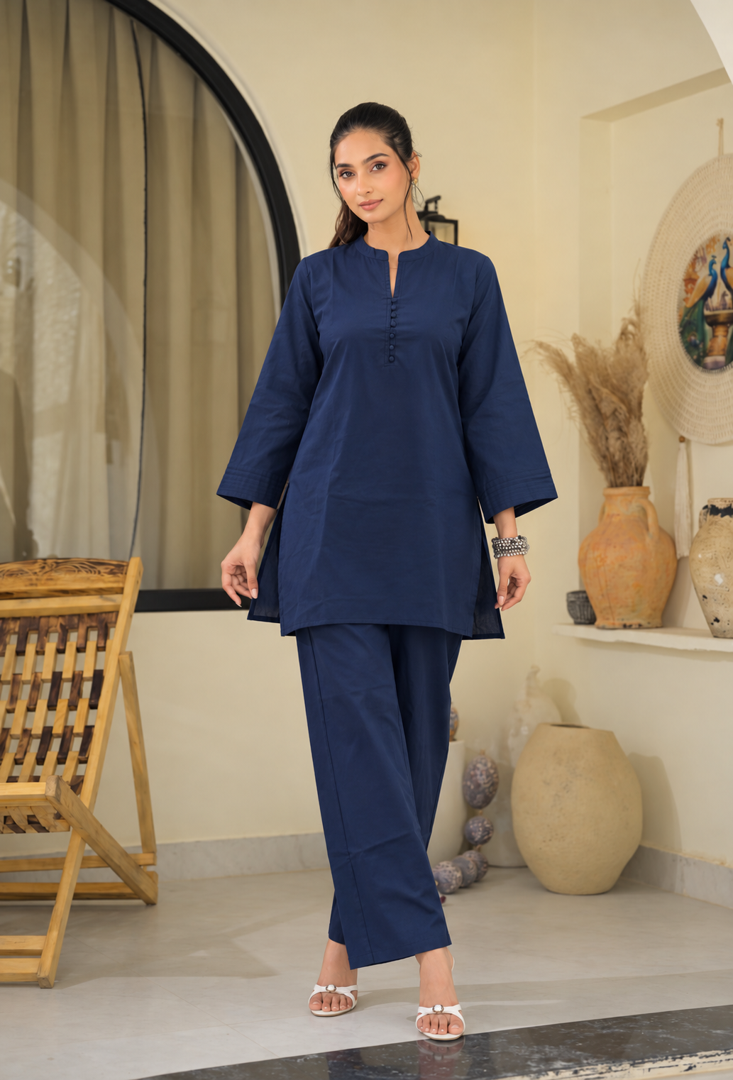 Navy luxe serenity co-ord set