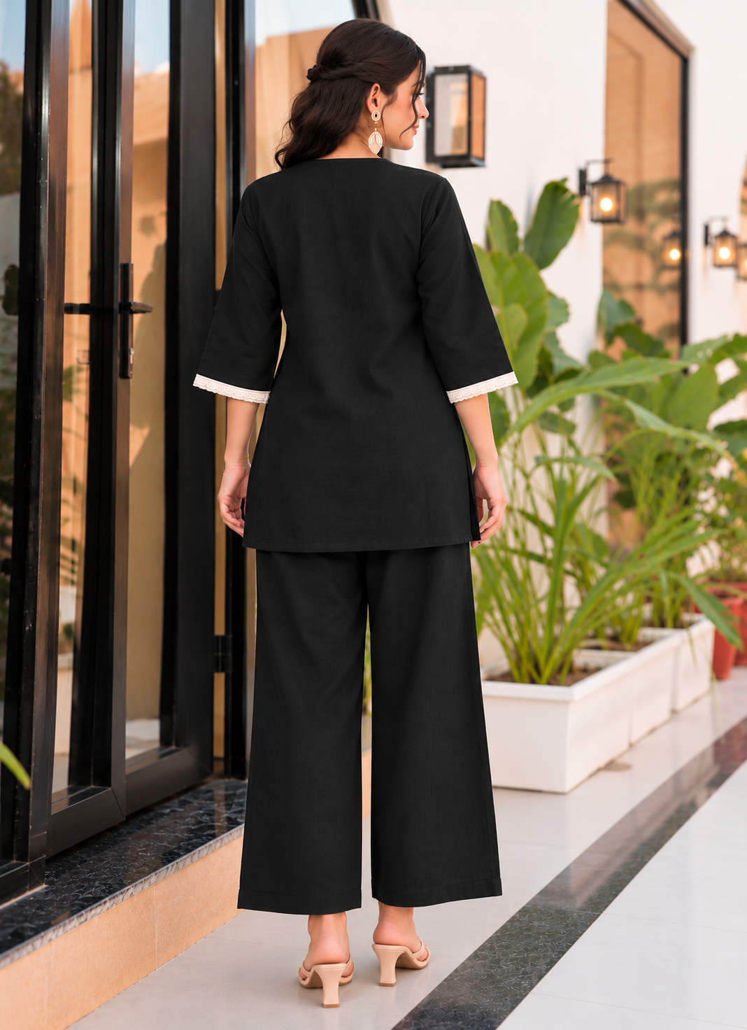 Noir muse chic co-ord set