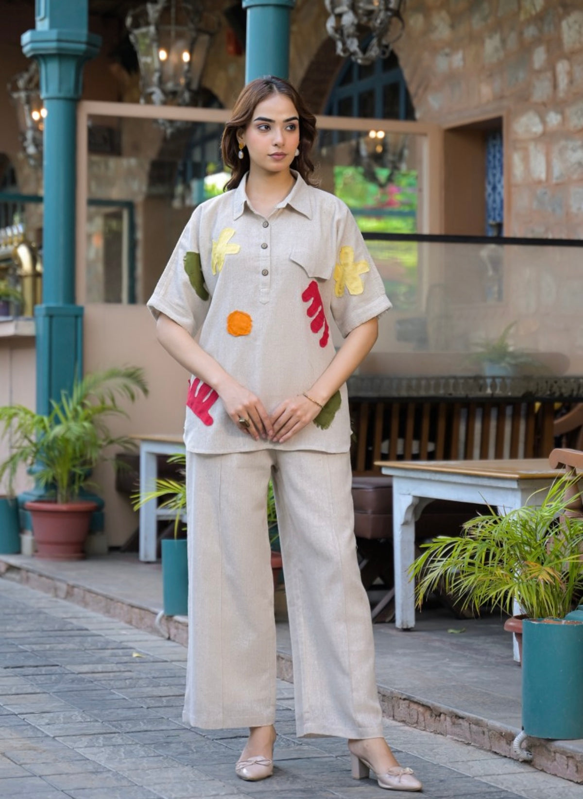 Artisan bloom relaxed co-ord set