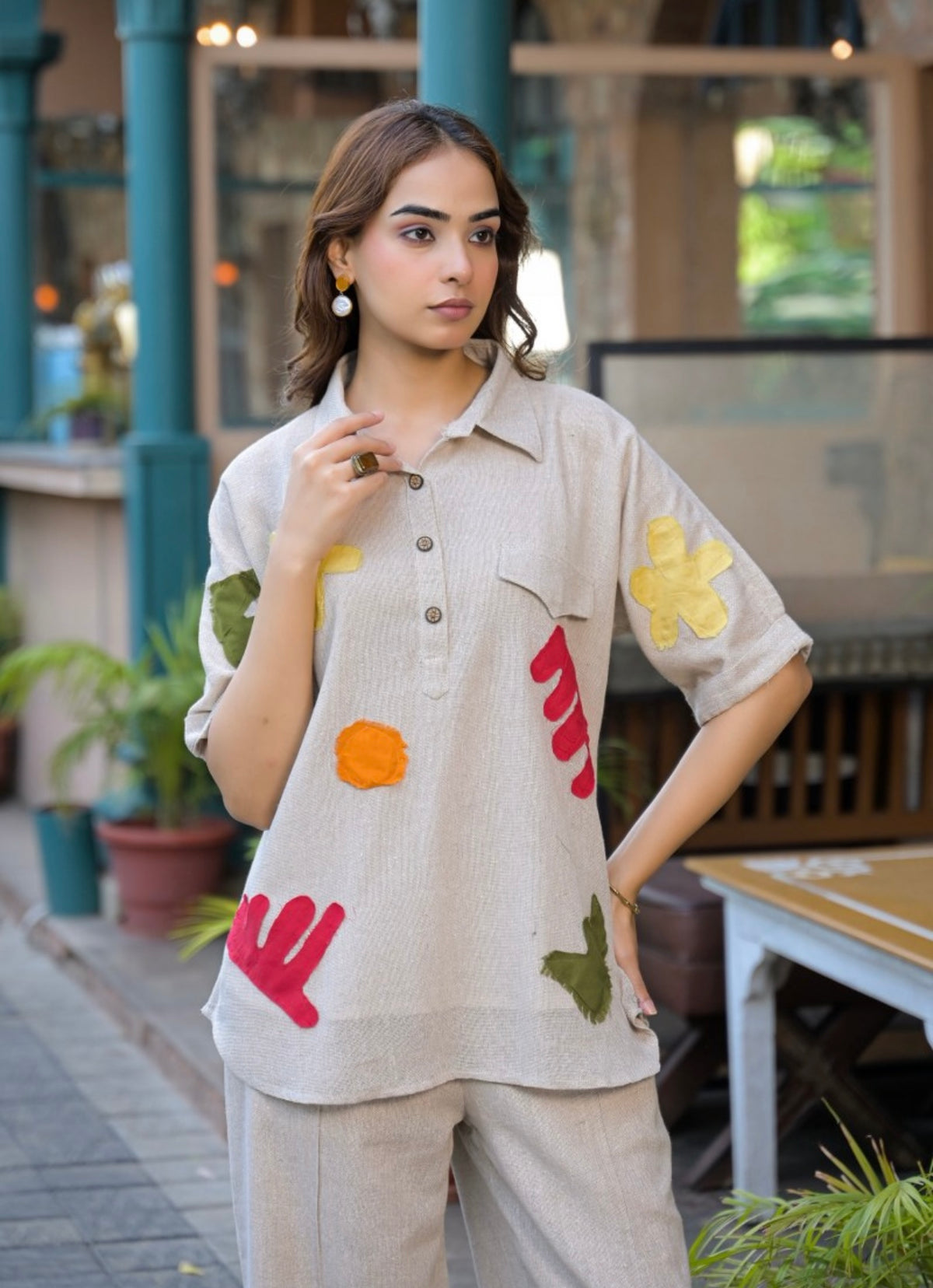 Artisan bloom relaxed co-ord set