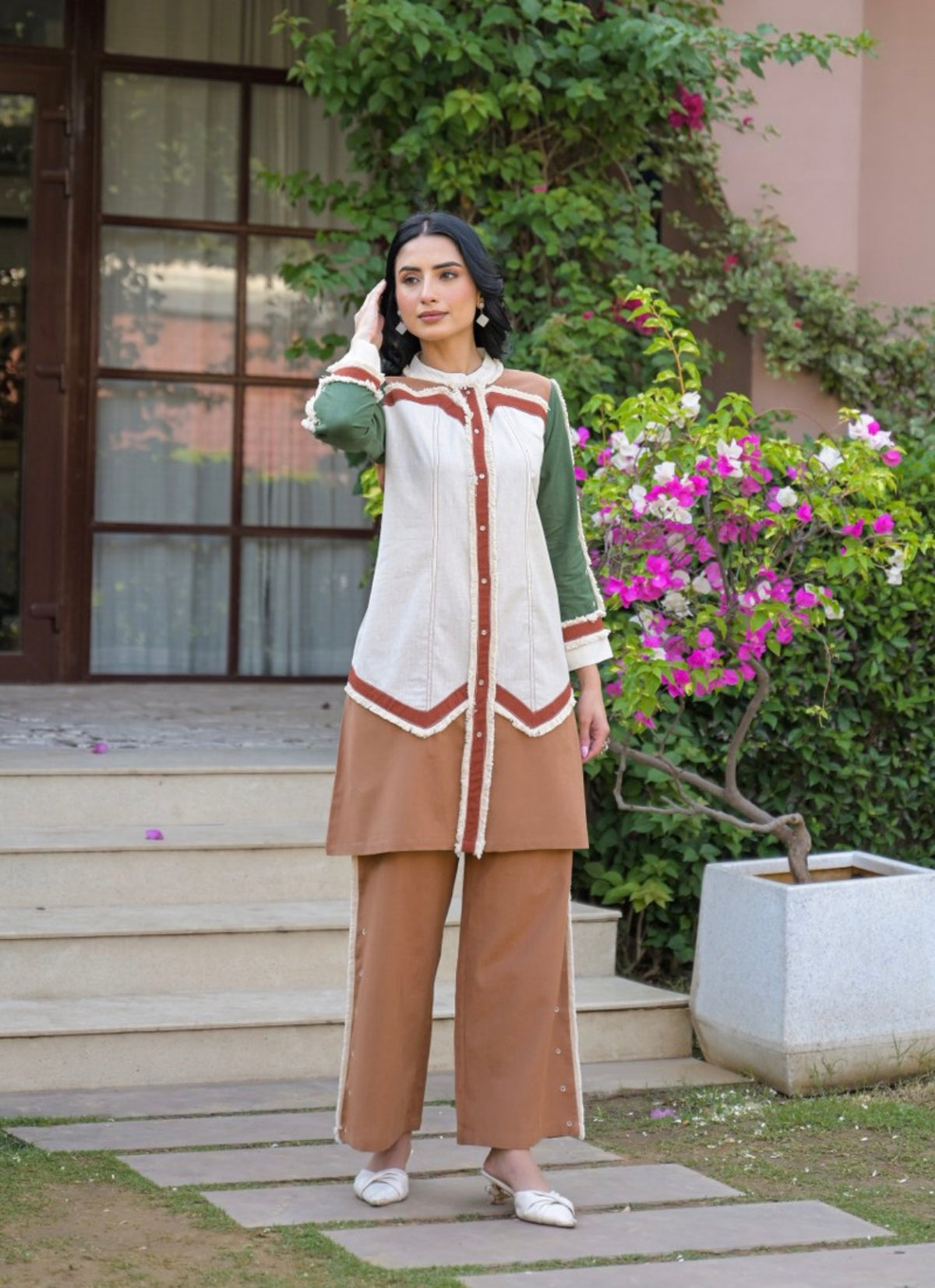 Olive & mocha grace co-ord set