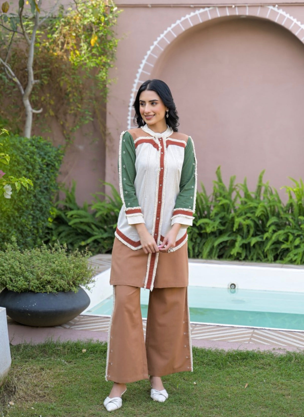 Olive & mocha grace co-ord set
