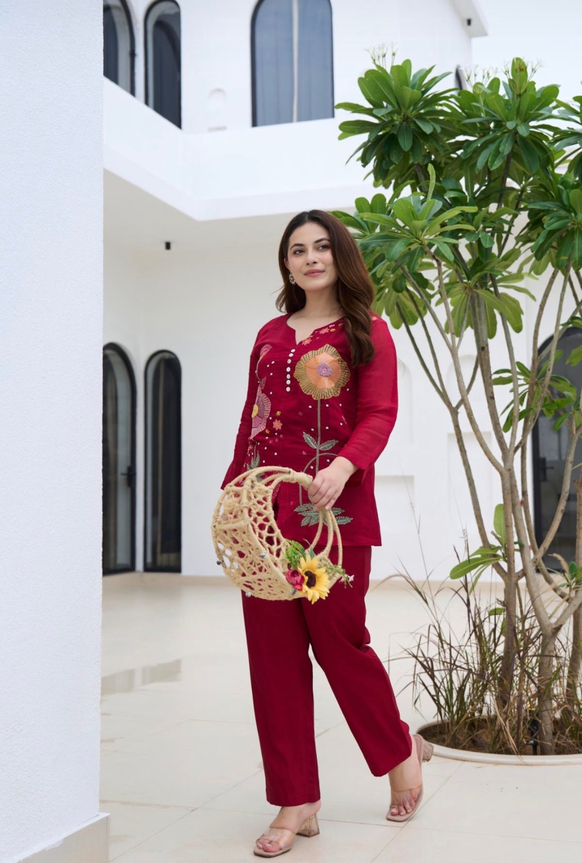 Ruby flora contemporary co-ord set