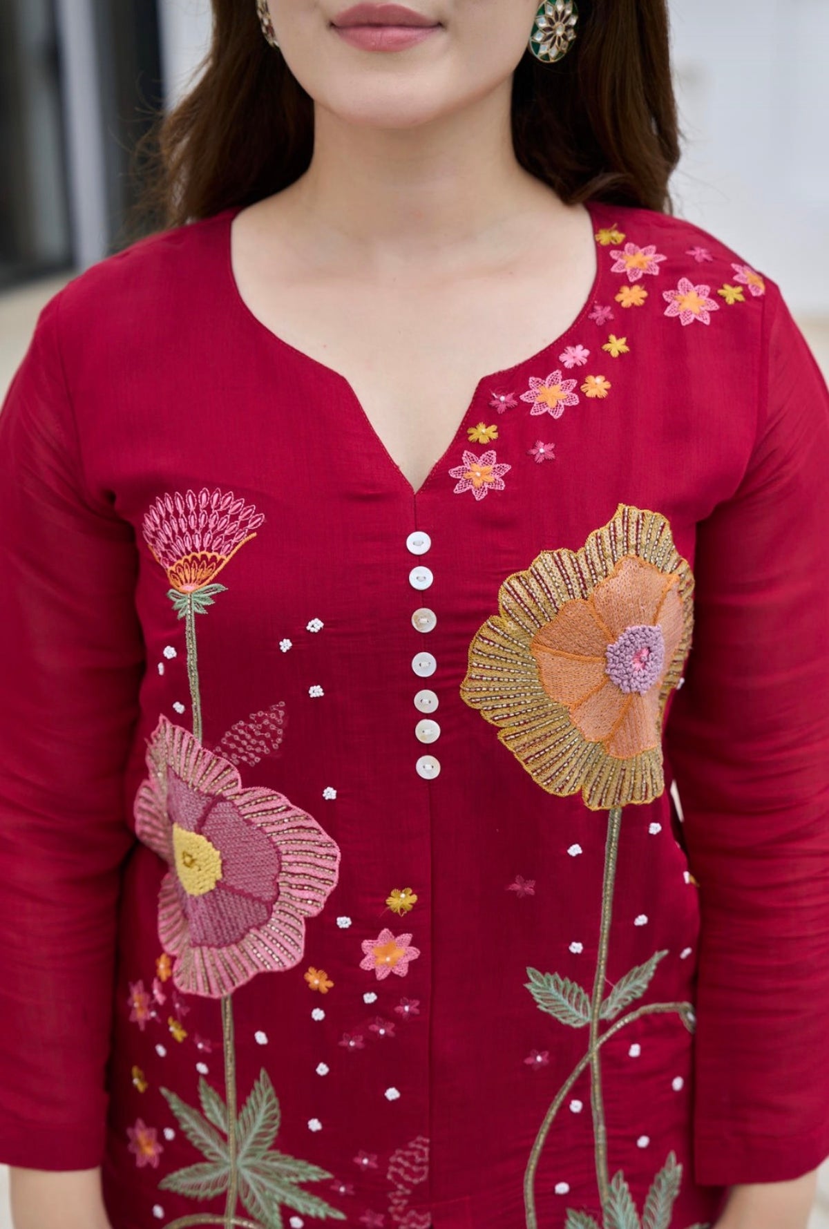 Ruby flora contemporary co-ord set