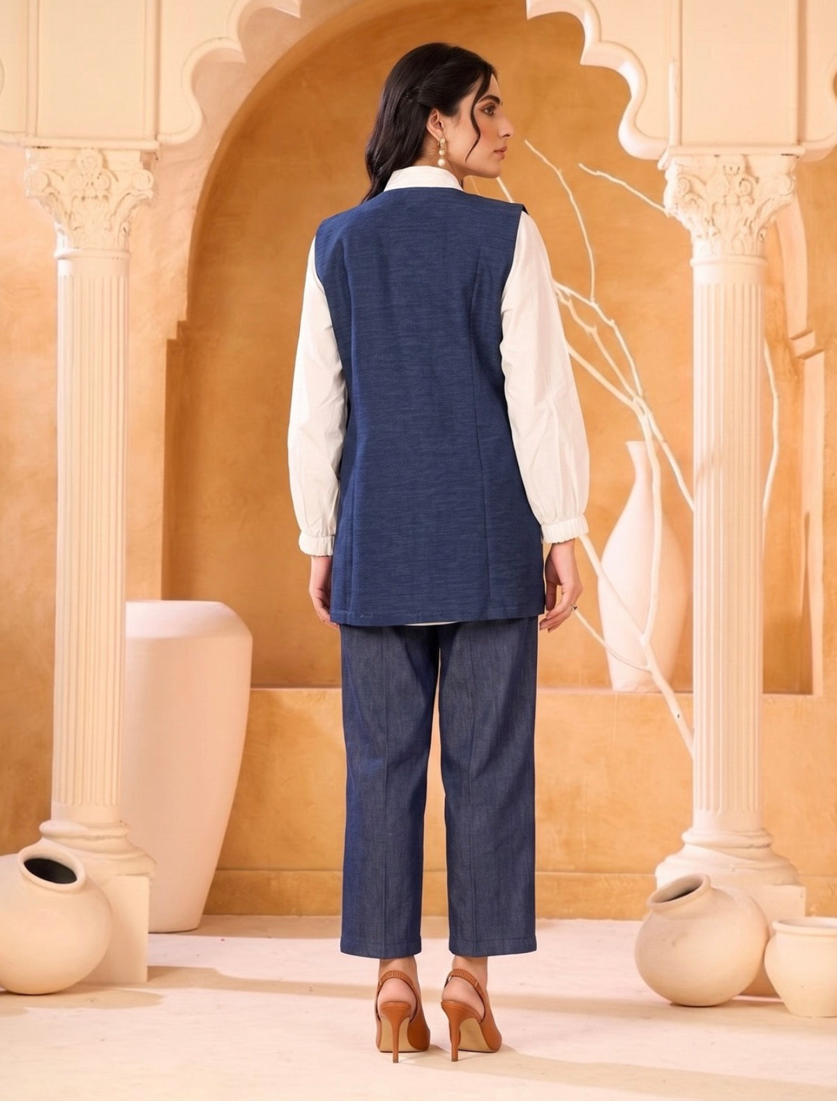 Indigo bloom chic co-ord set