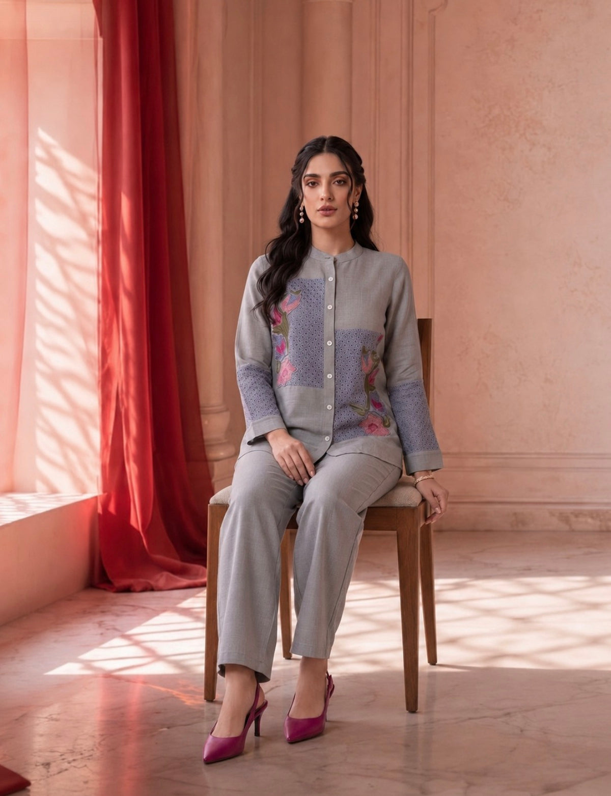 Meadow in slate co-ord set