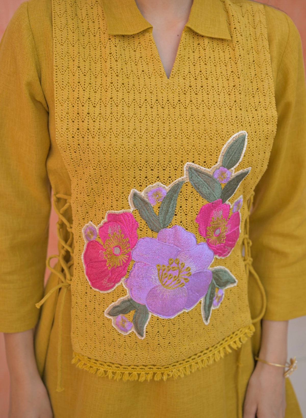 Golden flora ease co-ord set