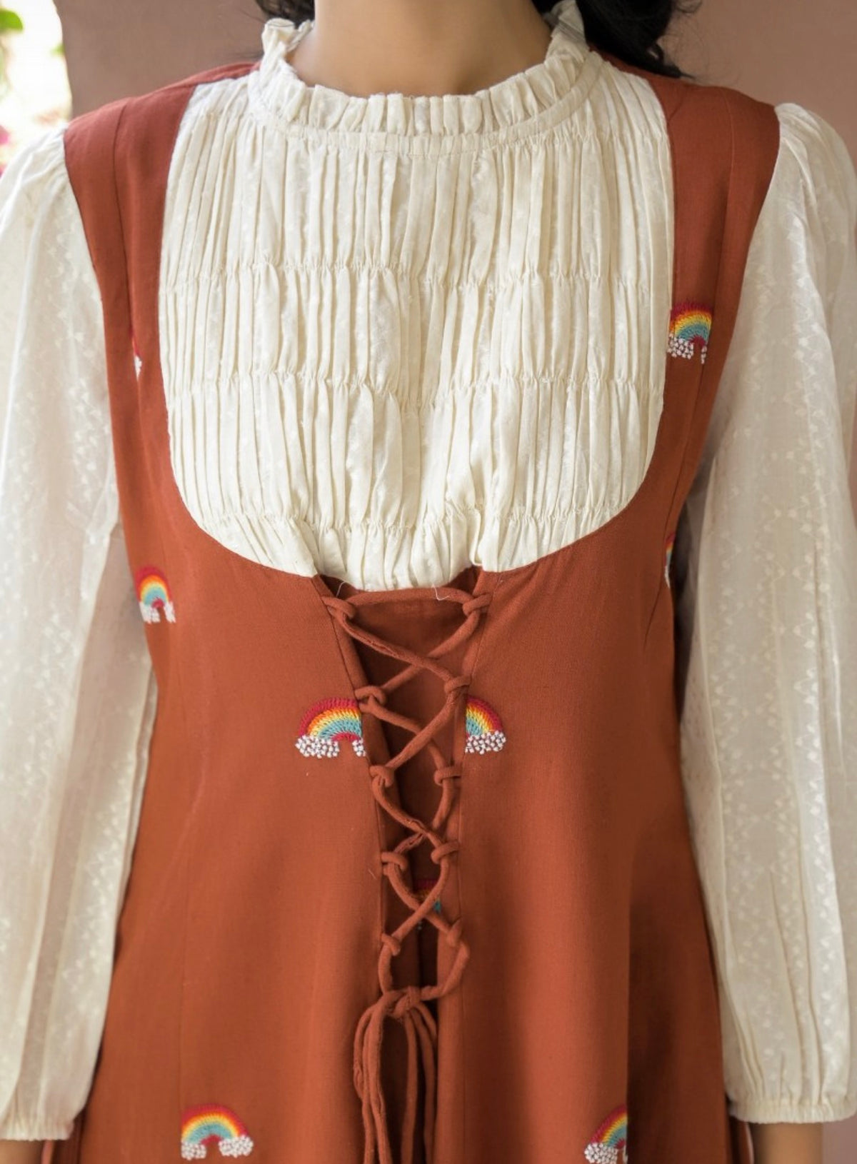 Sienna smock & pinafore dress