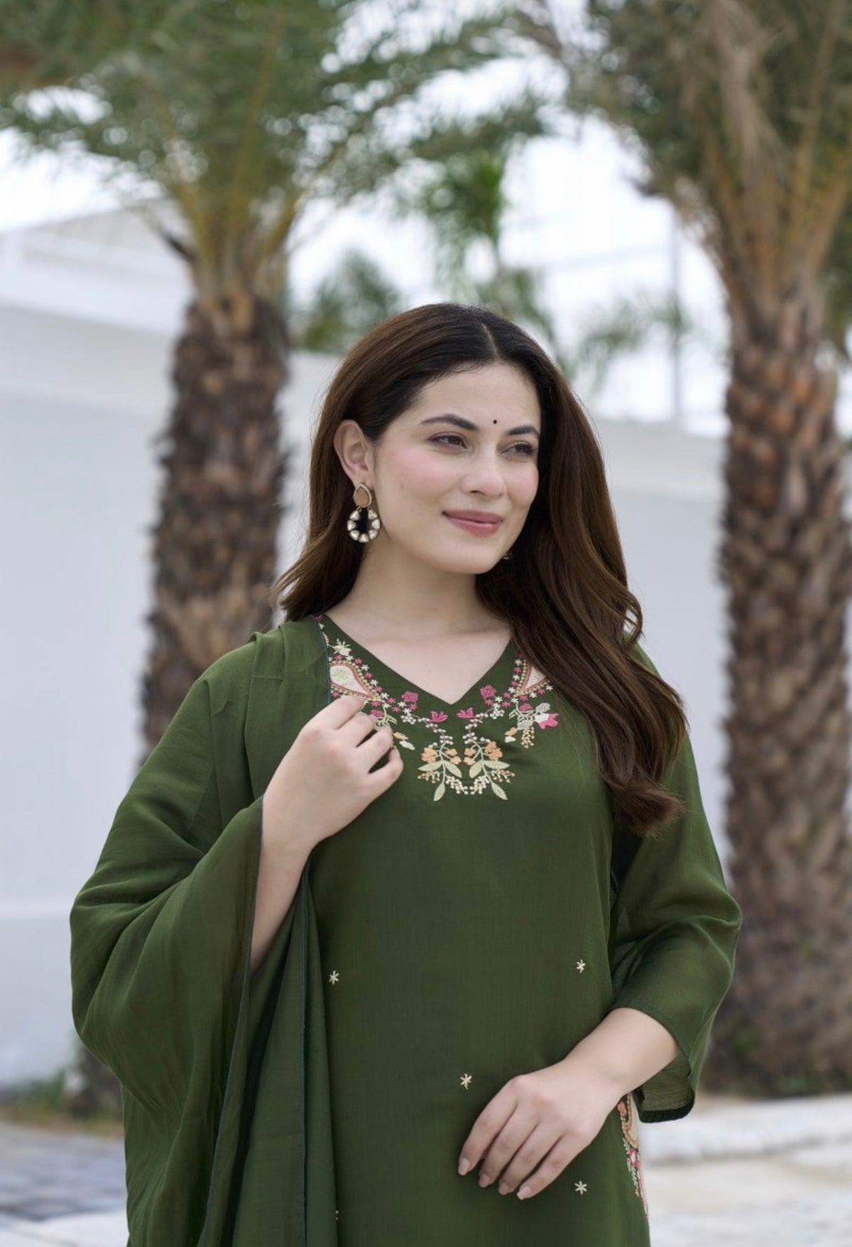 Green muse classy suit set