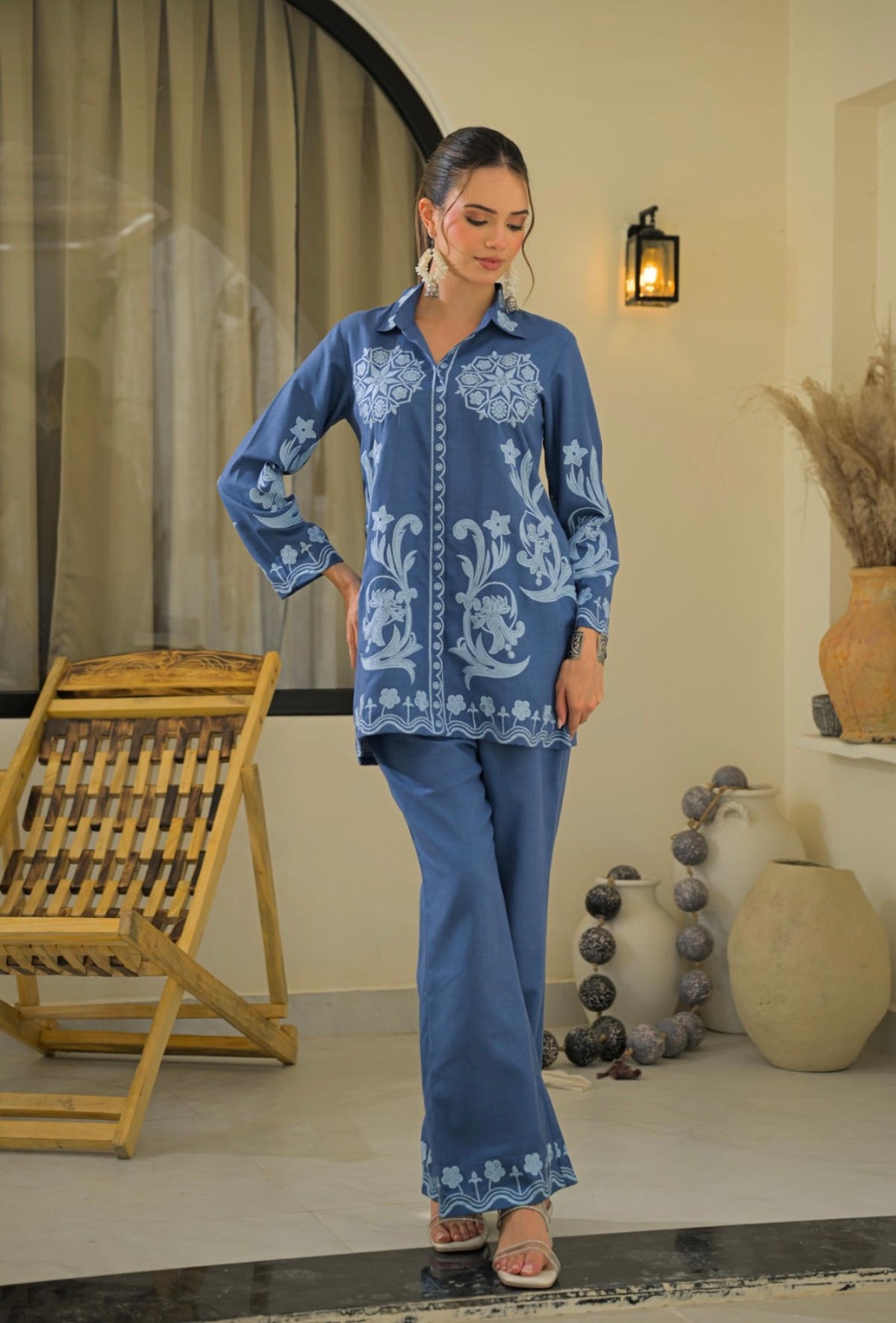 Vintage mist elegance co-ord set