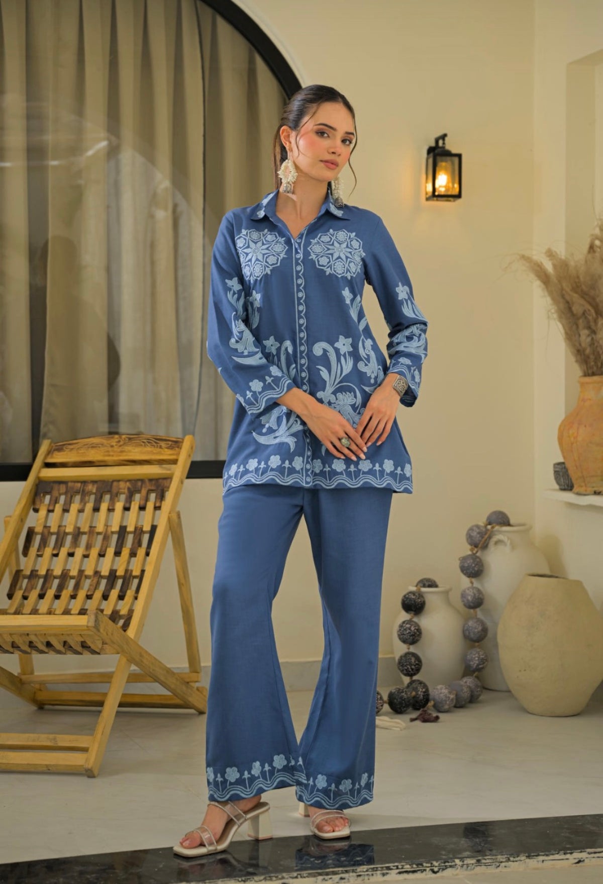Vintage mist elegance co-ord set