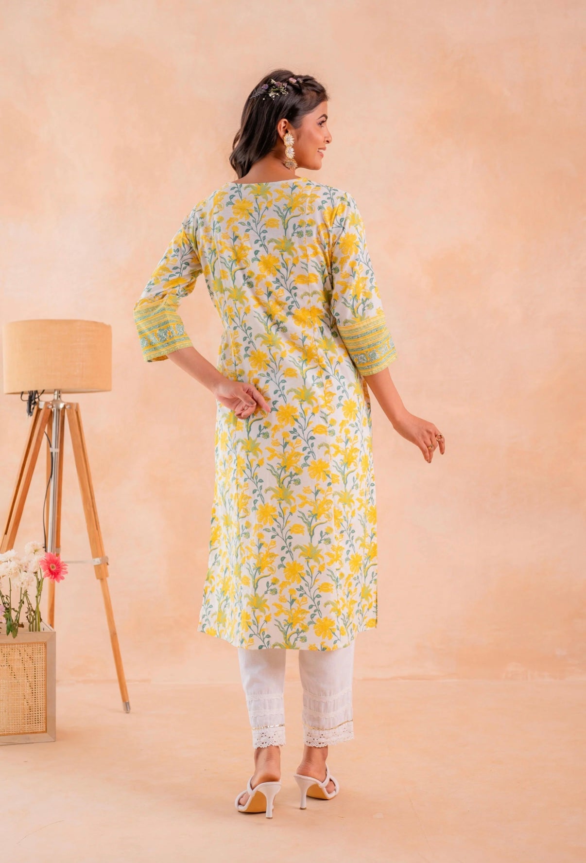 Radiant Bloom Classic Kurta Set