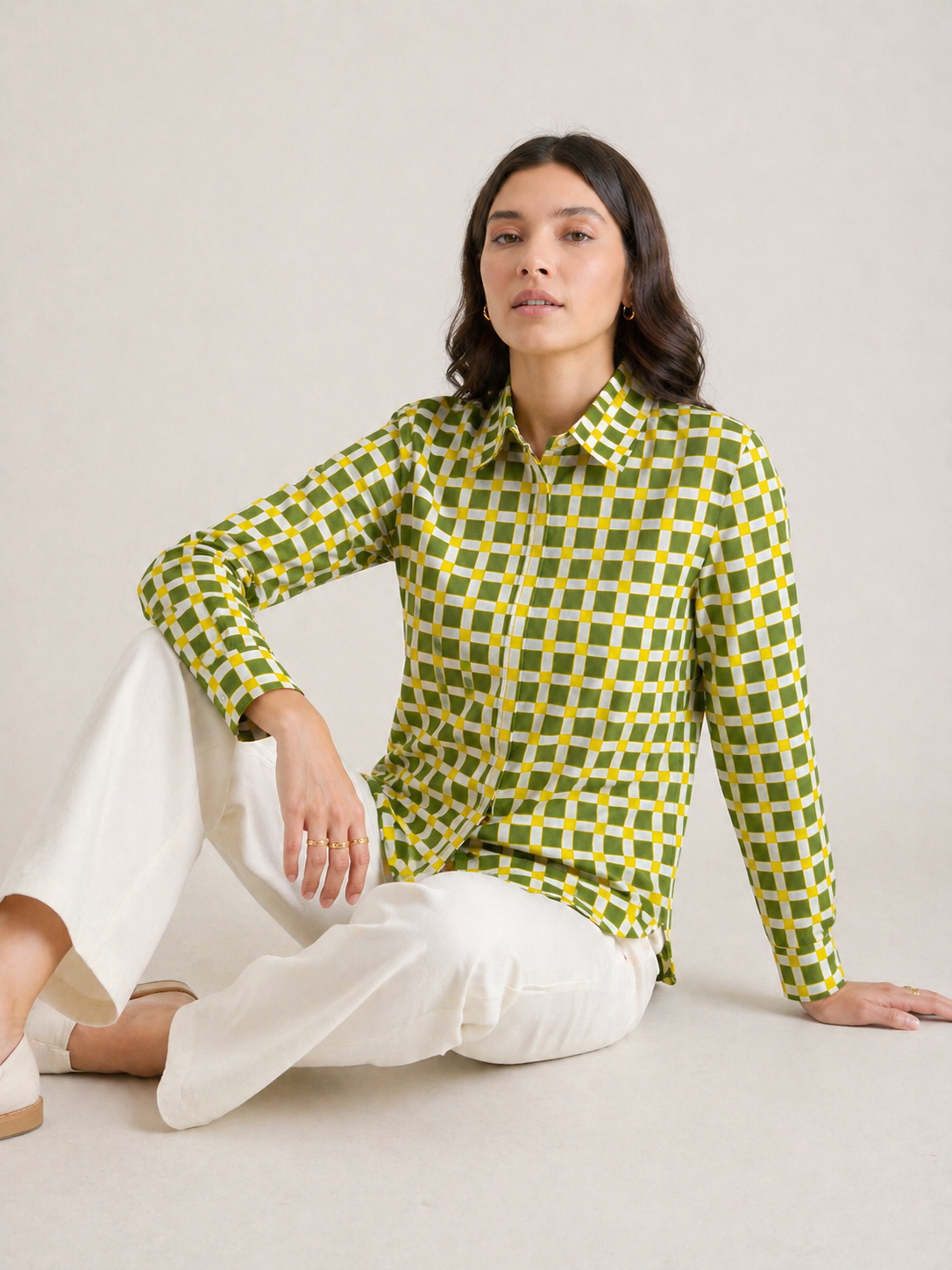 Zesty Lime Structured Shirt