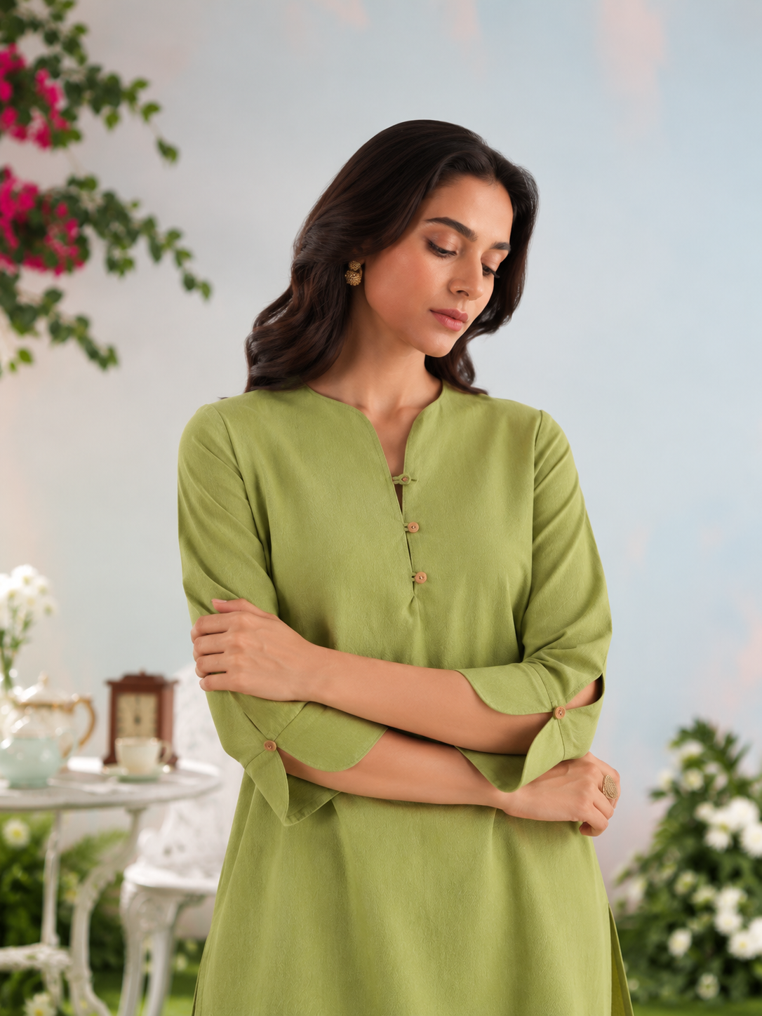 Olive Meadow Kurta Set