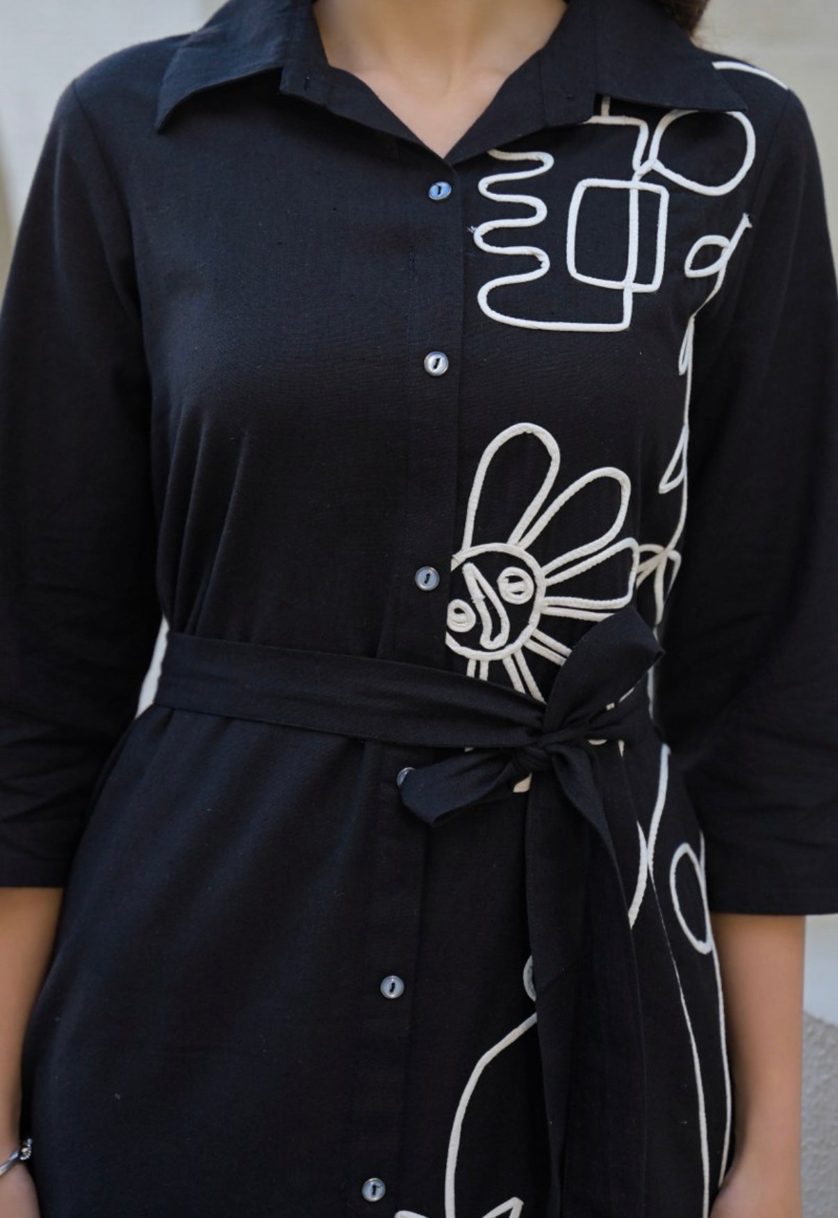 Urban Canvas Art Midi Dress