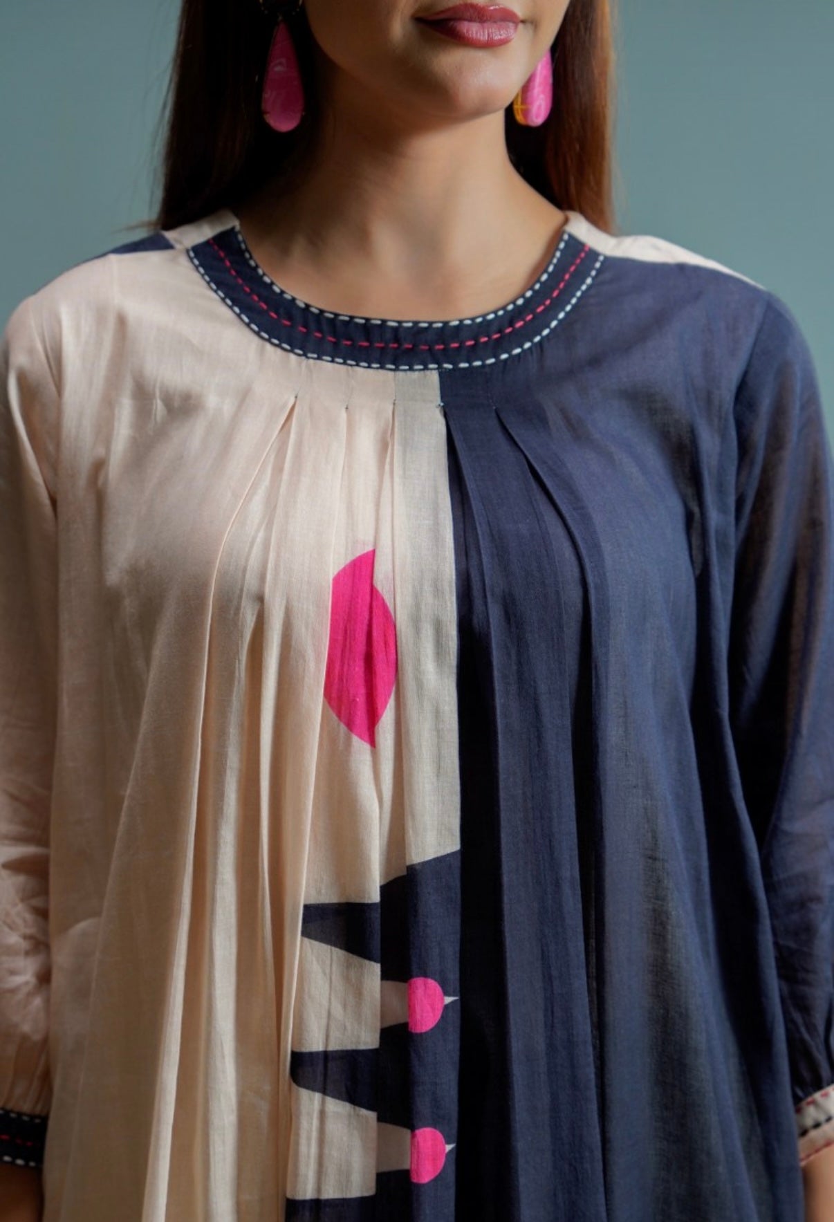 Inkline Ivory Statement Kurta