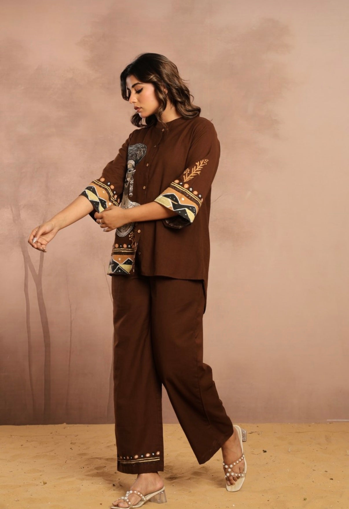 Rustic Poise Cotton Co-Ord Set