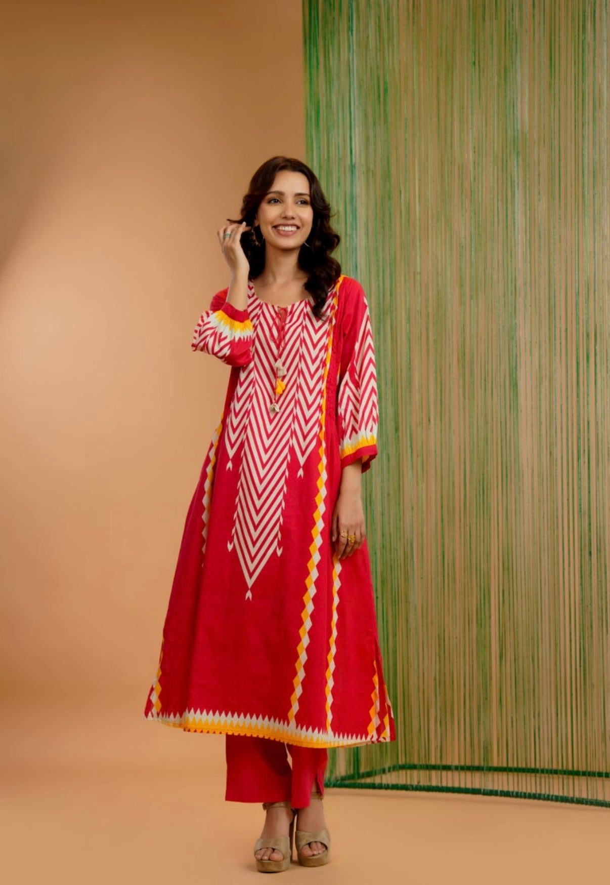 Ruby Rhythm Flared Kurta Set