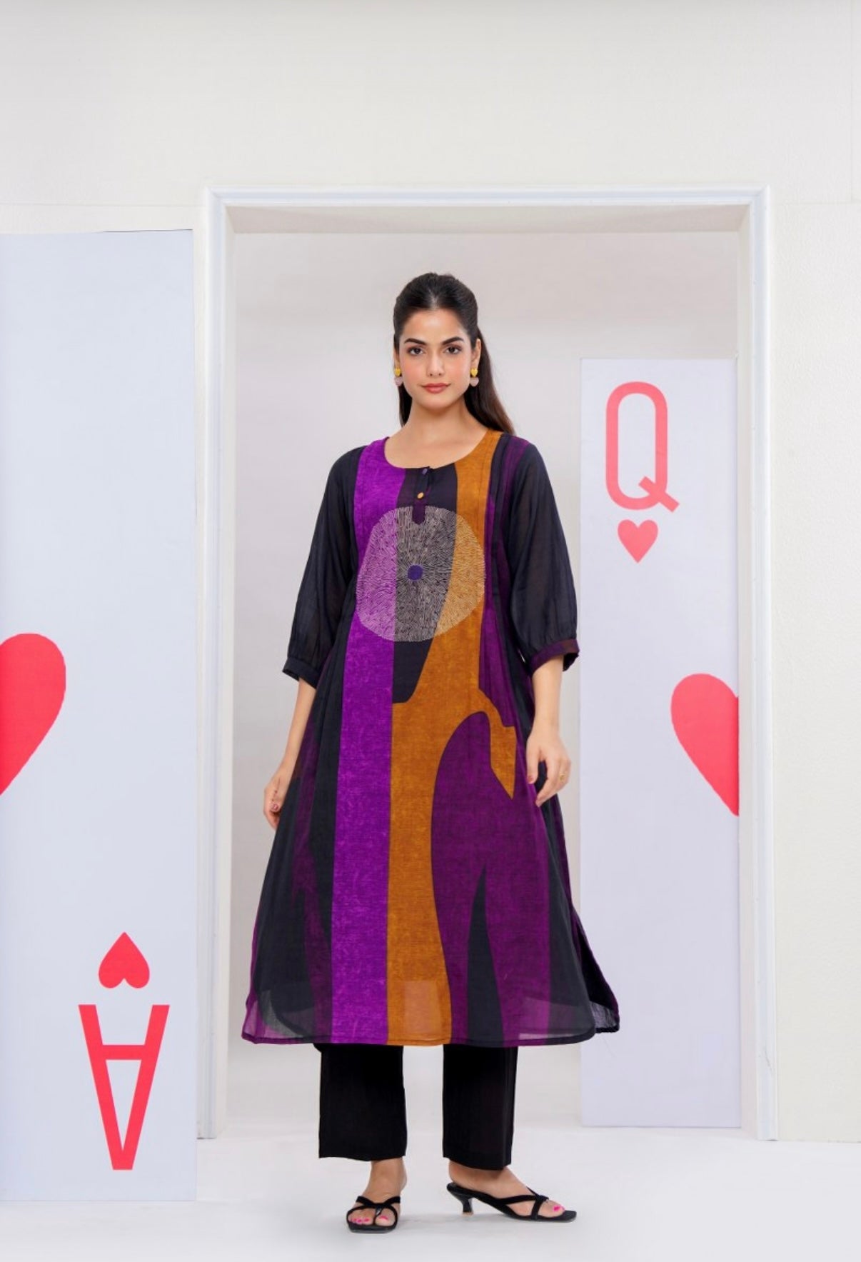 Amethyst Horizon Contemporary Kurta Set
