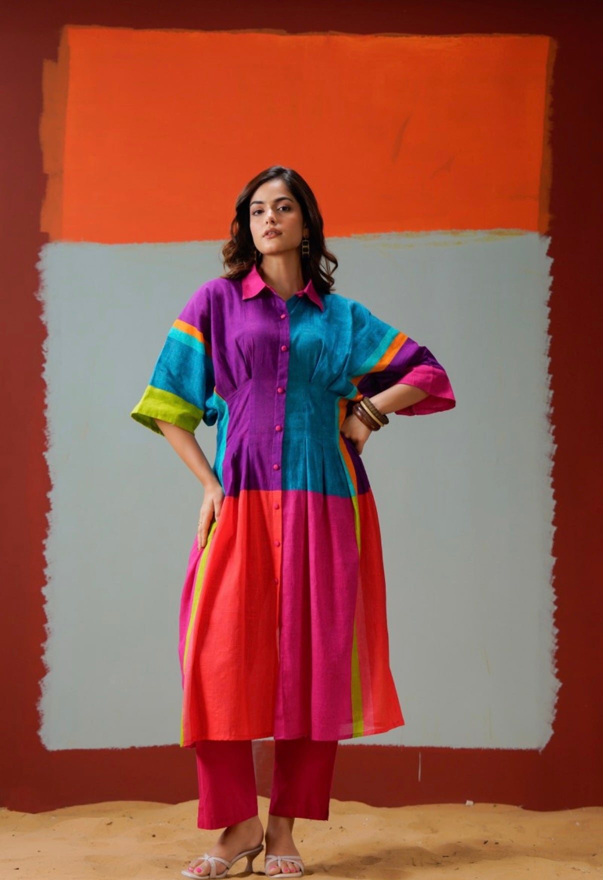 Pop Palette Statement Kurta Set