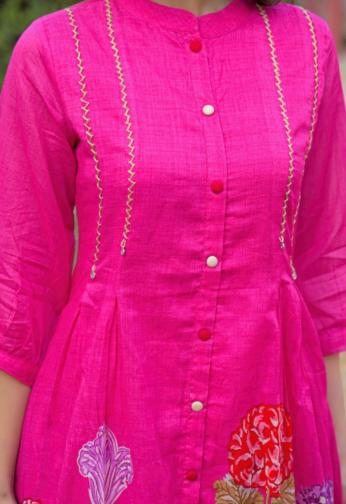 Rangrez Garden Pink Kurta Set