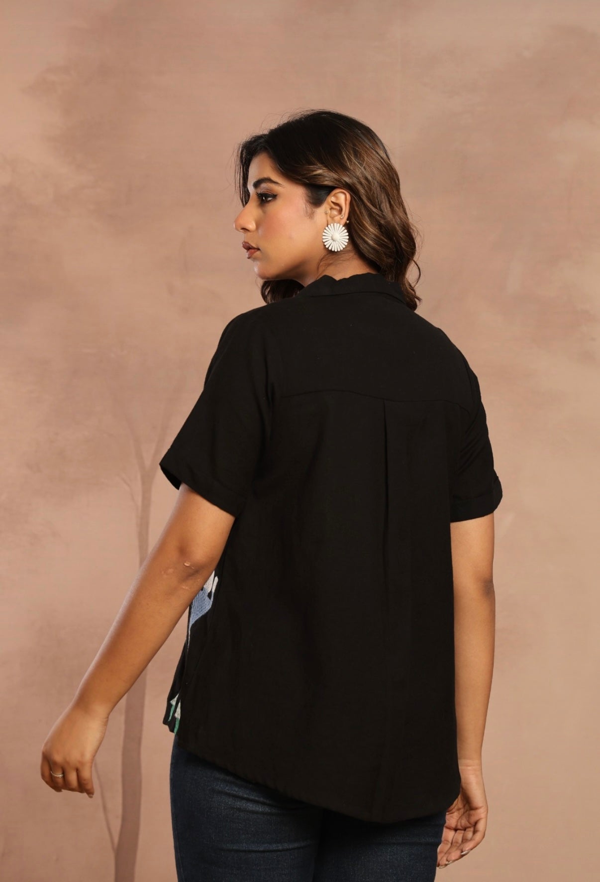 Cosmic Charm Black Shirt