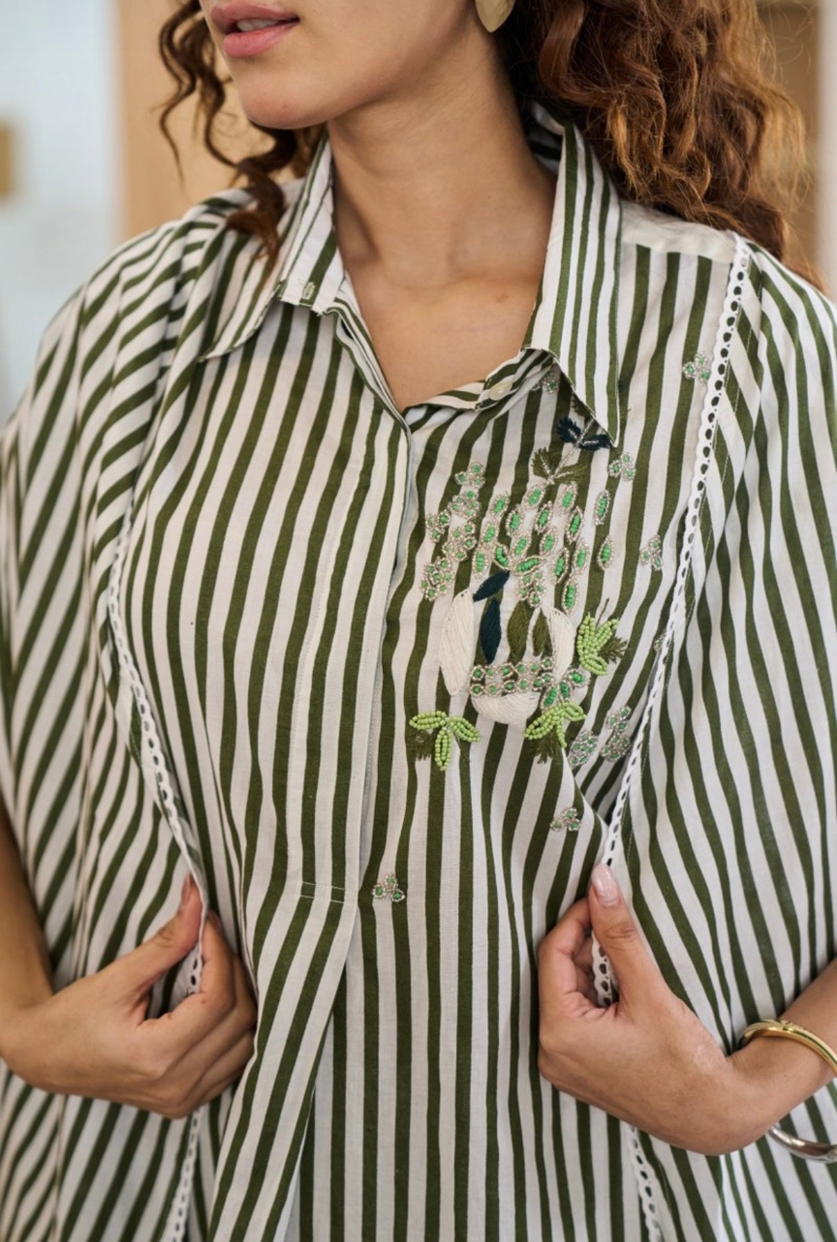 Minimal Muse Striped Co-ord Set