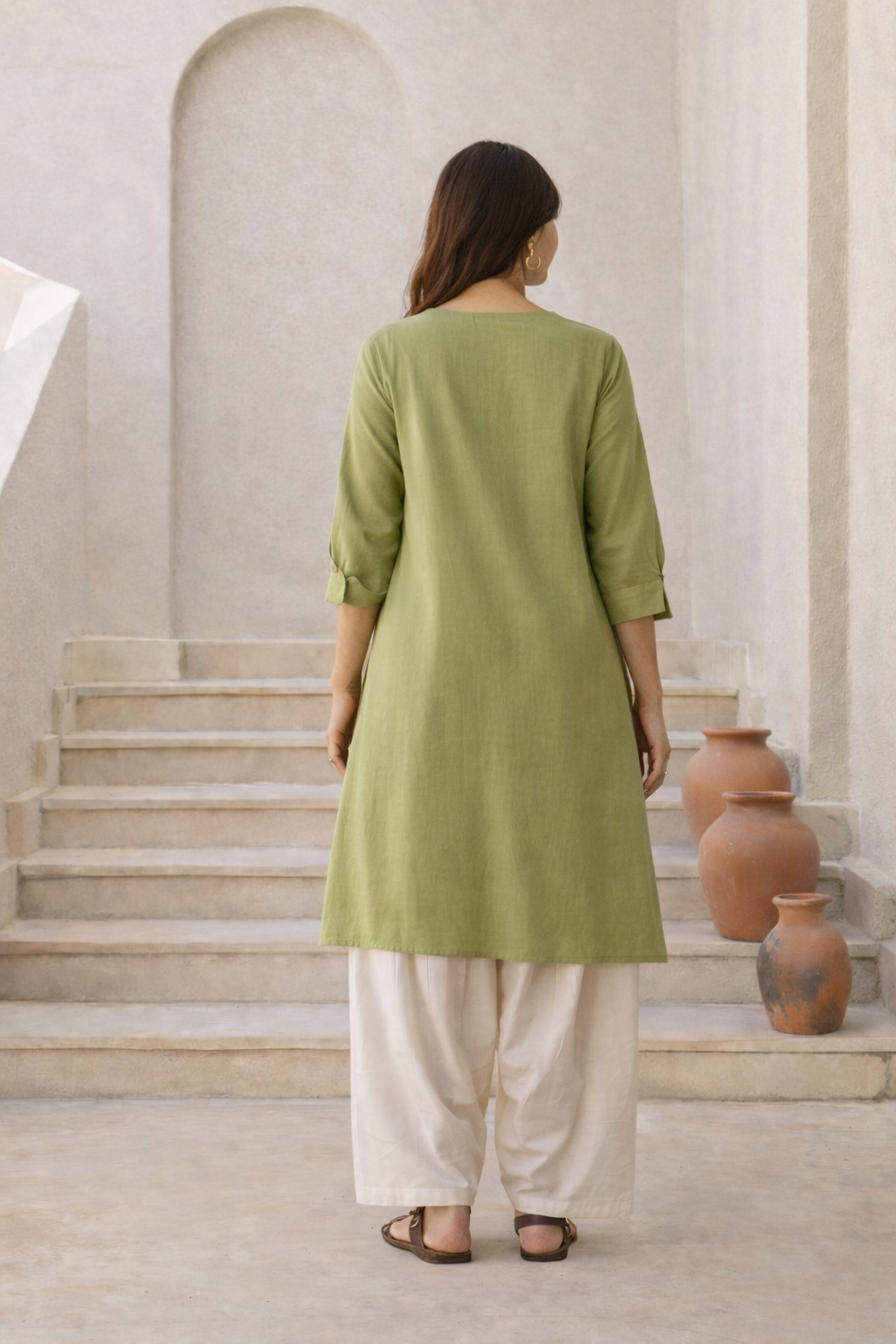 Olive Meadow Kurta Set