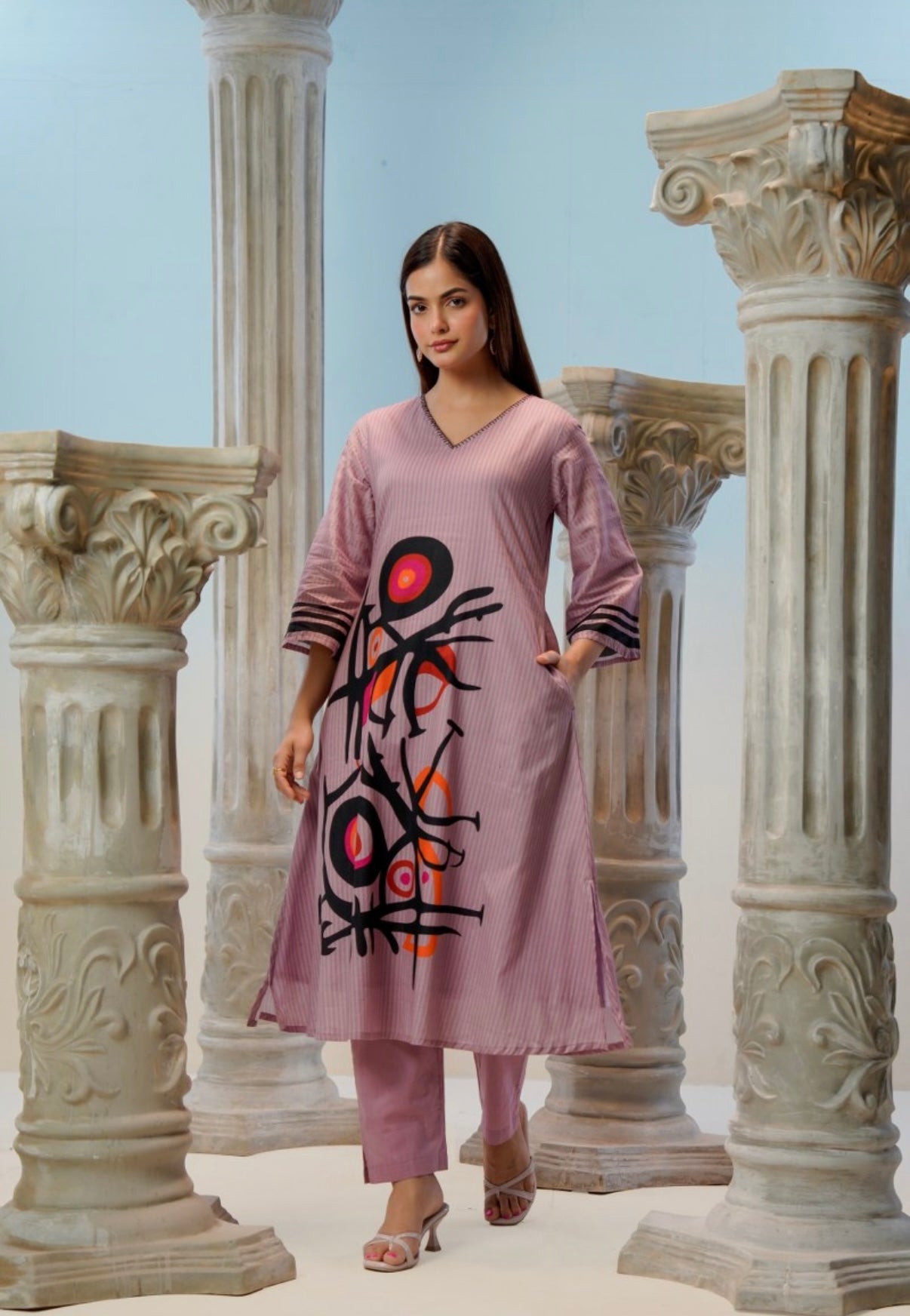 Artline Blush Statement Kurta Set