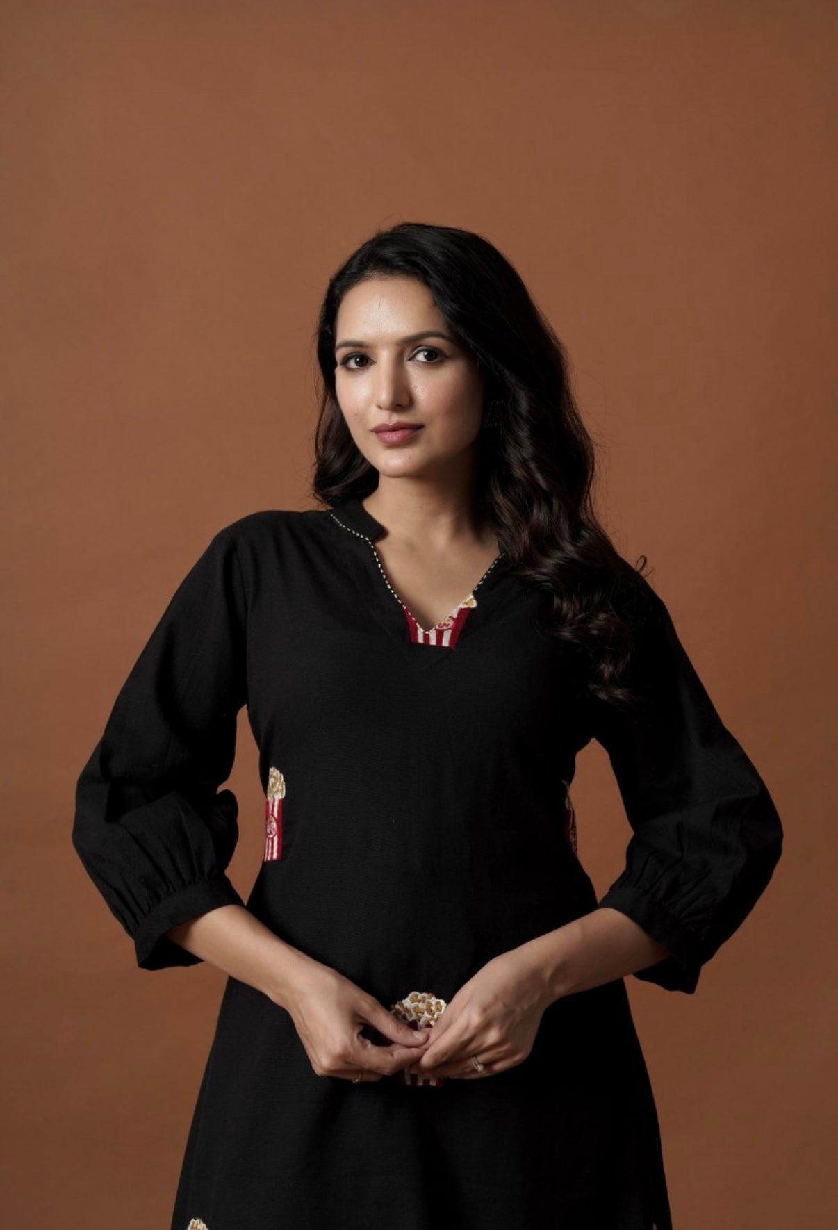 Cinema Chic Black Kurta Set