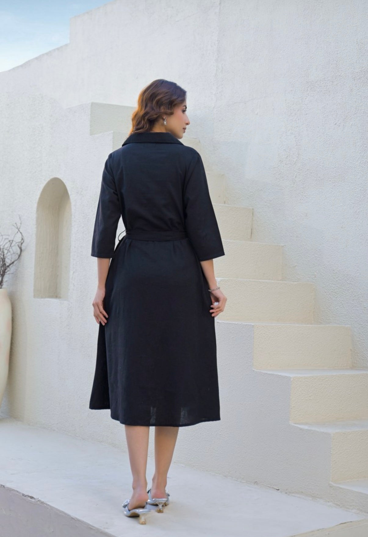 Urban Canvas Art Midi Dress