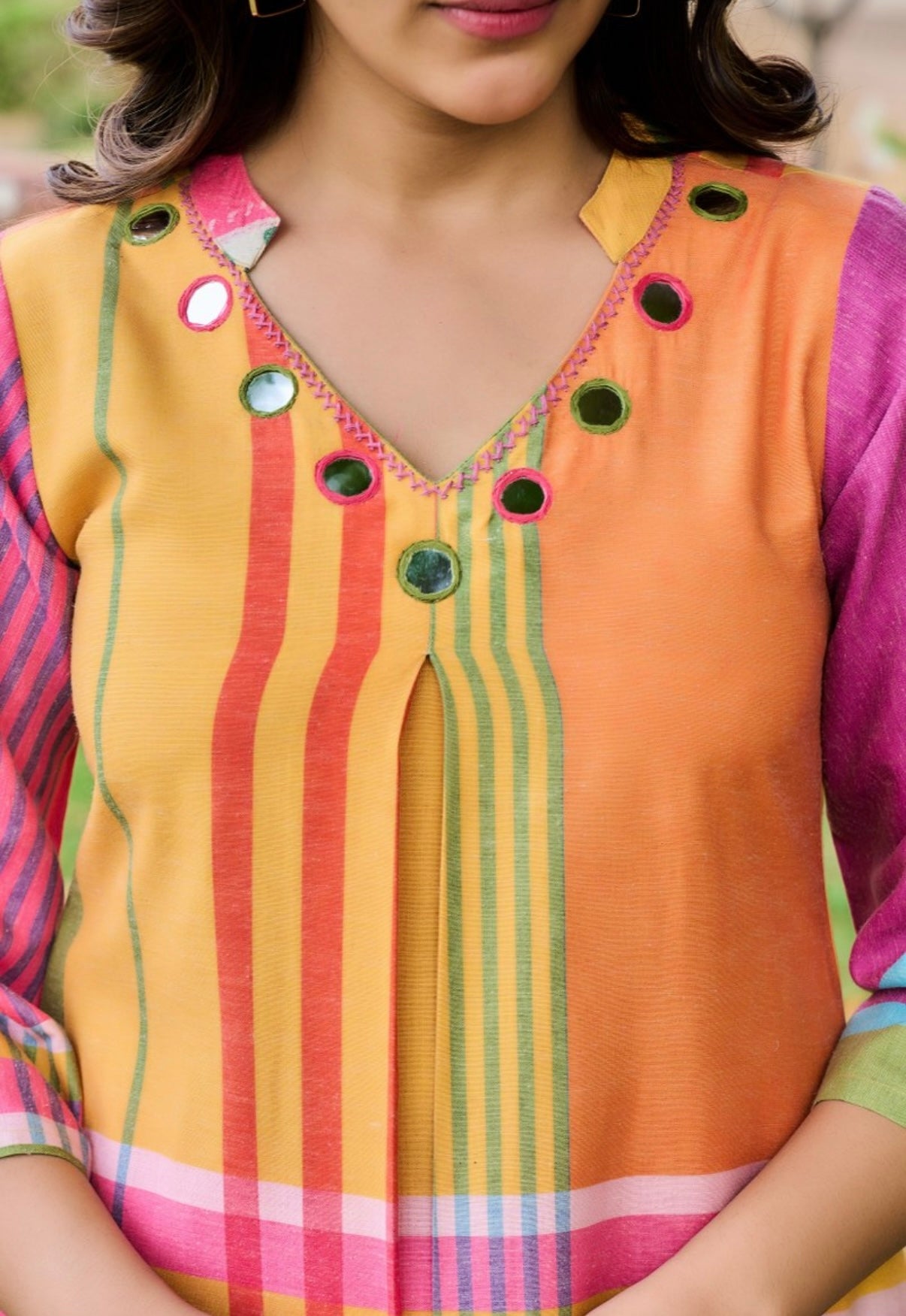 Coral Bloom Serenity Kurta Set