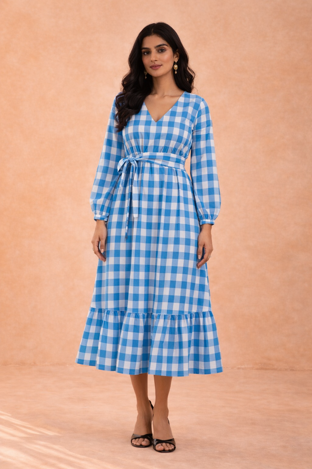 Bluebell Gingham Midi Dress
