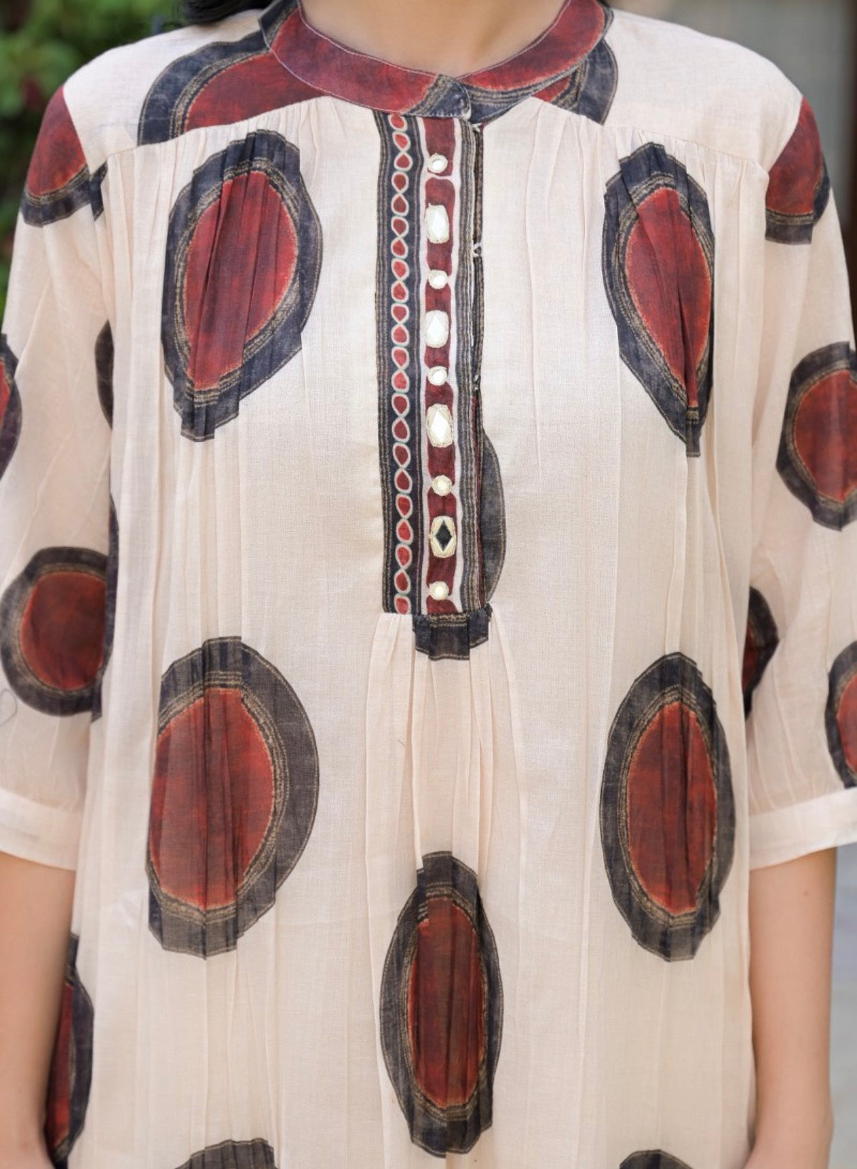 Rustic Elegance Motif Kurta Set