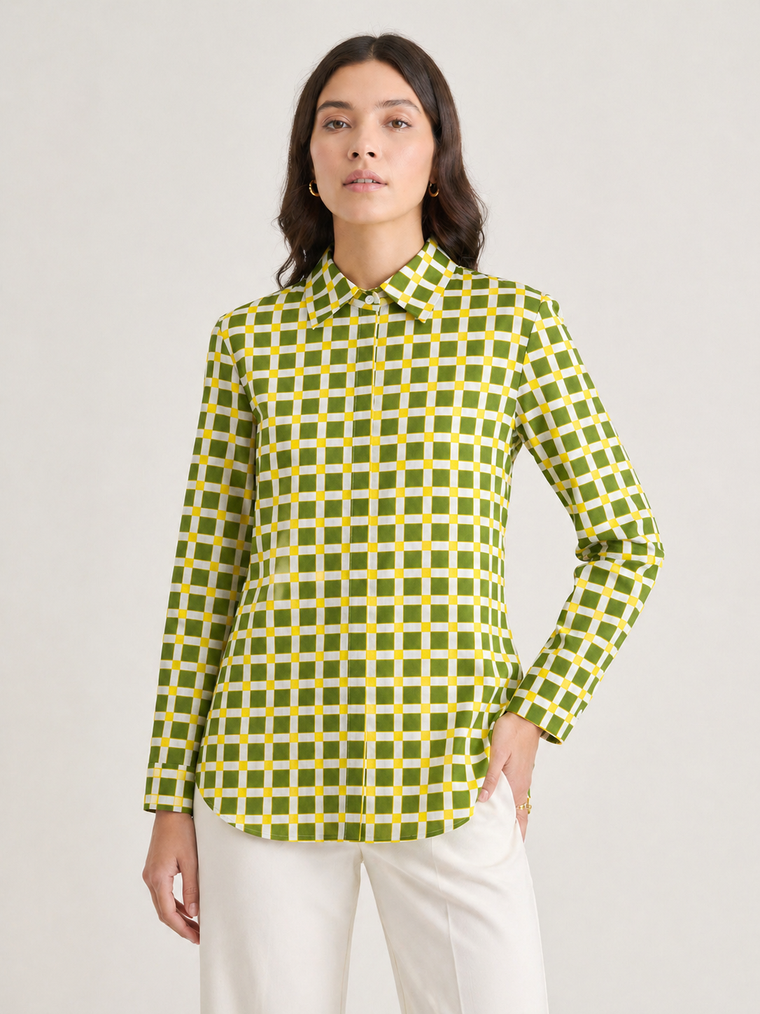 Zesty Lime Structured Shirt