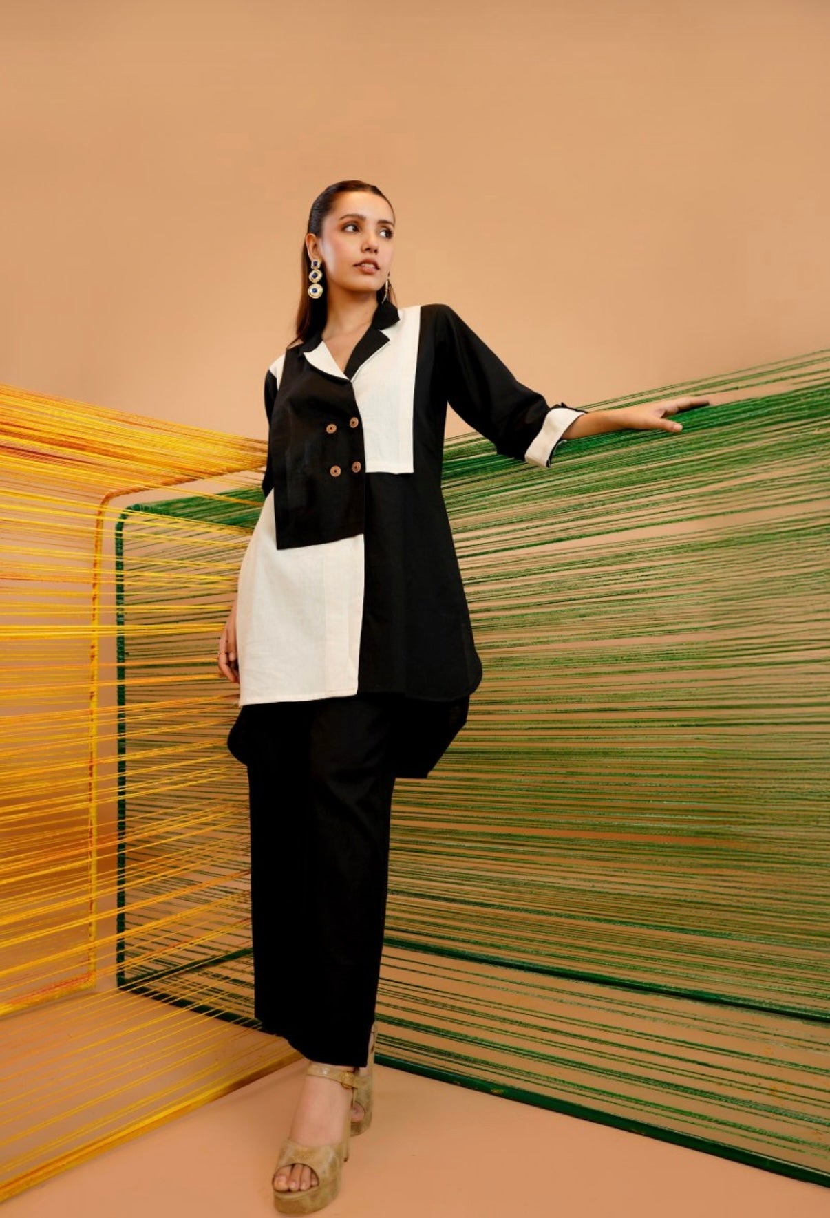 Architectural Contrast Co-Ord Set