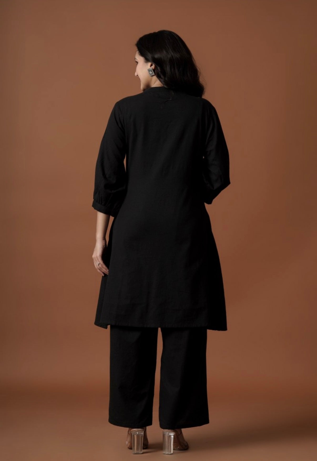 Cinema Chic Black Kurta Set