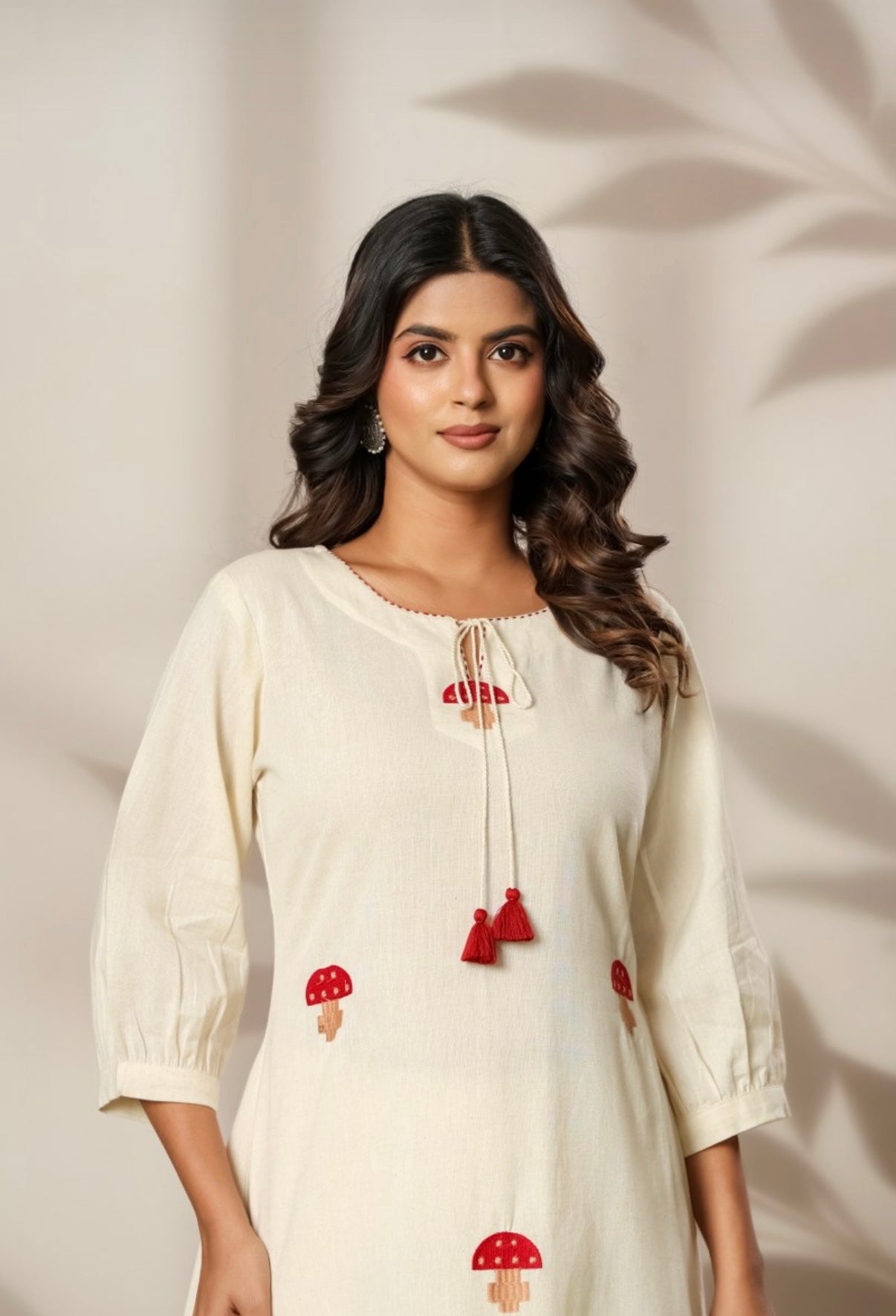 Mushroom Muse Ivory Kurta Set