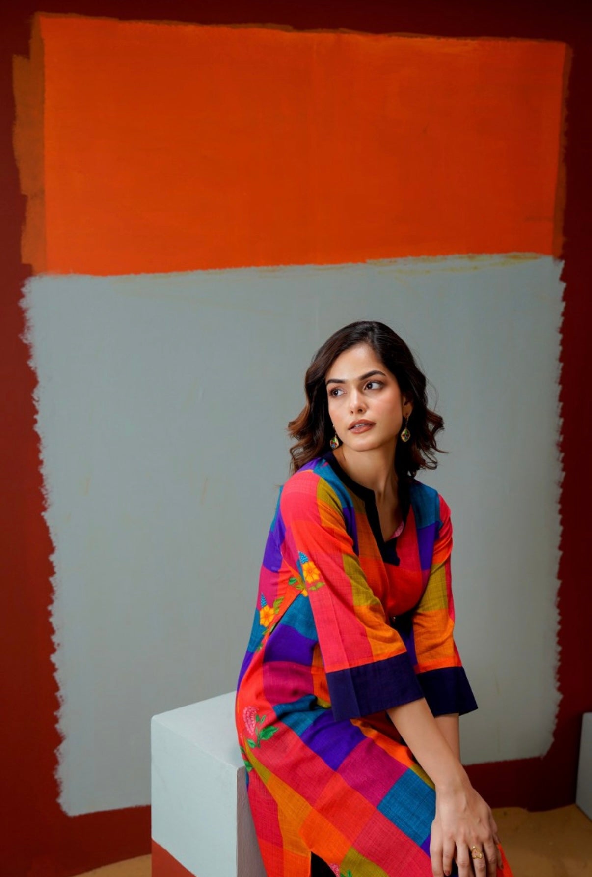 Prism Petal Fusion Kurta Set