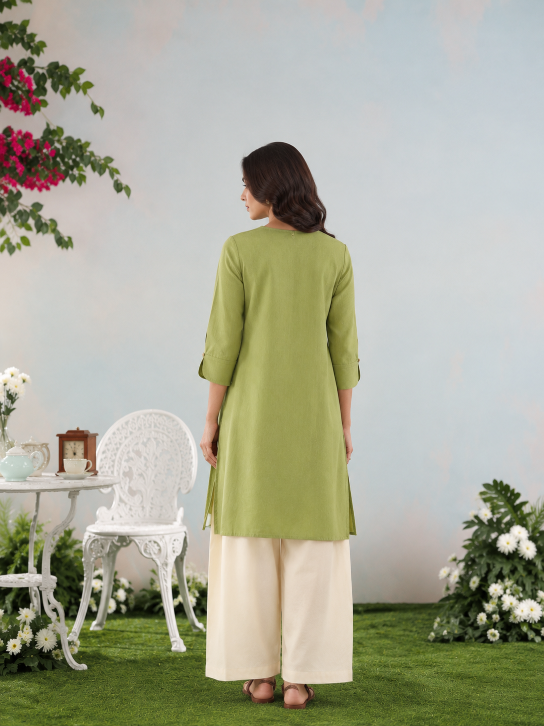 Olive Meadow Kurta Set