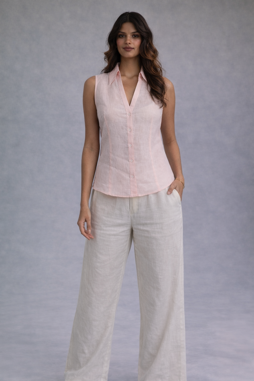 Blush Aura Relaxed Fit Shirt