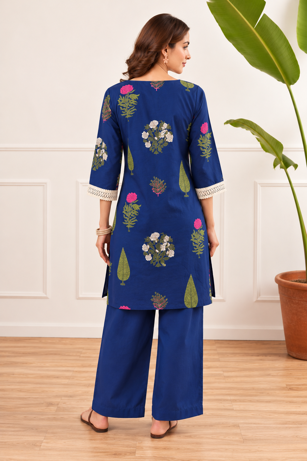 Indigo leaf whisper co-ord set