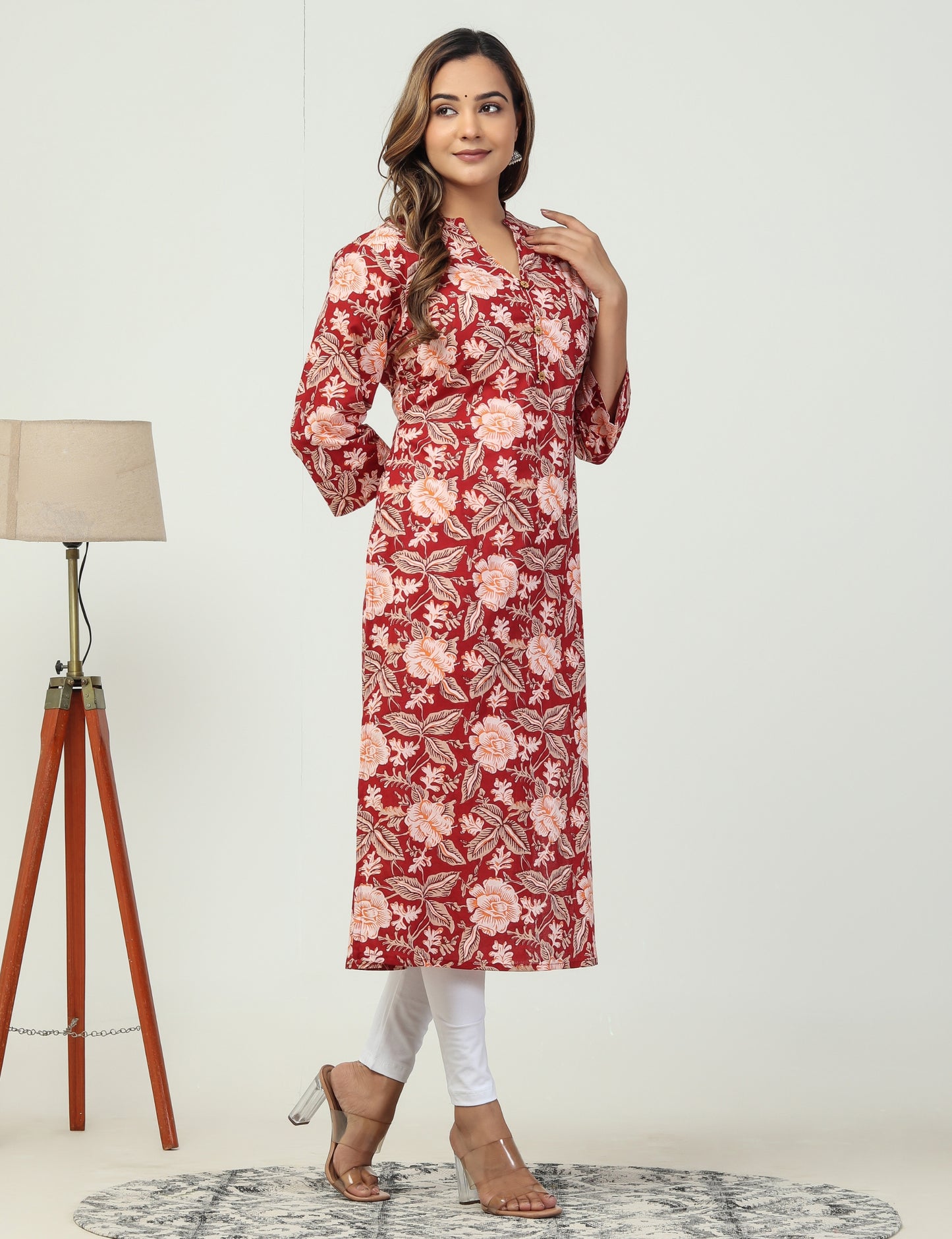 Red Long Kurti