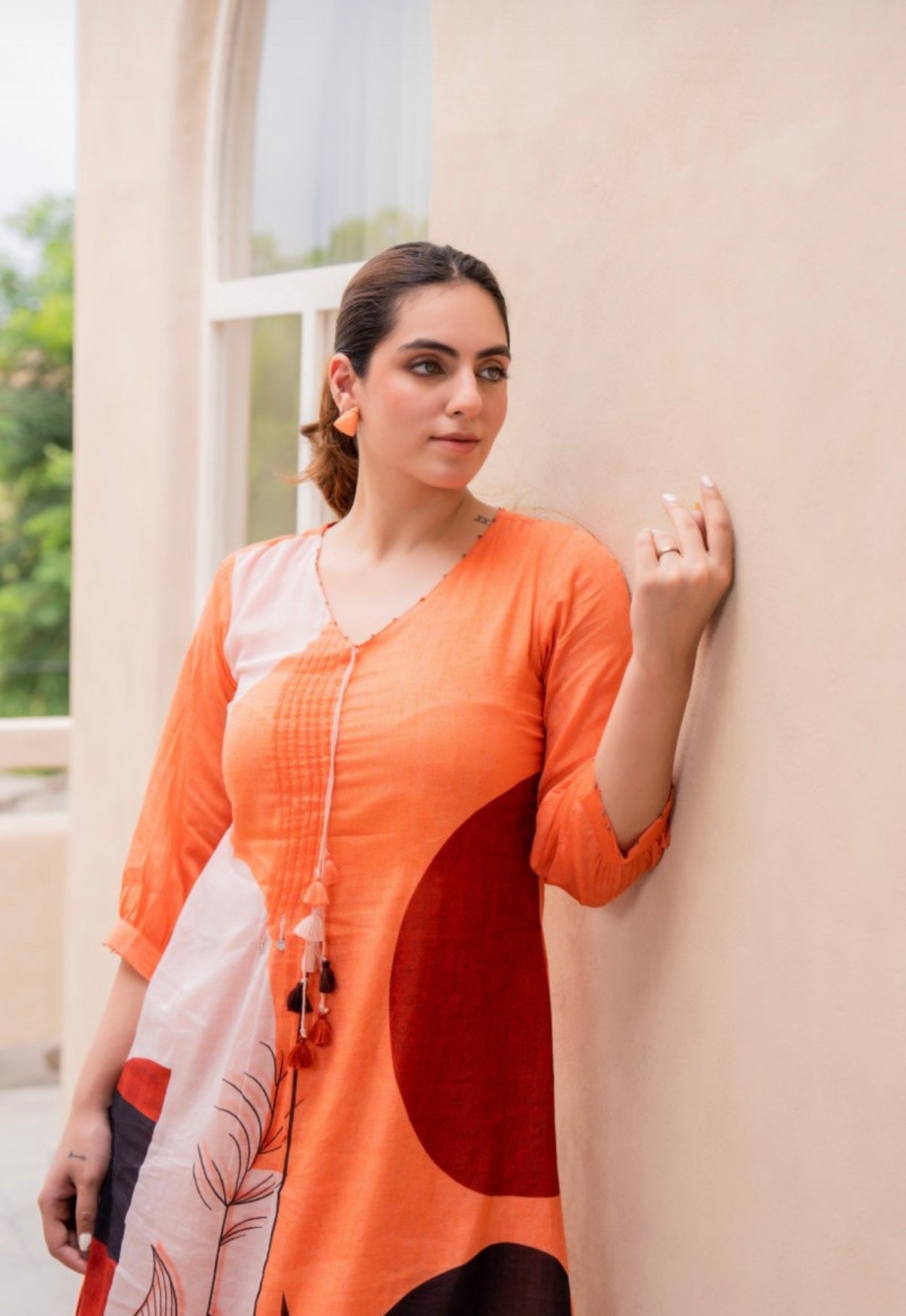 Coral Muse Modern Cotton Kurta Set