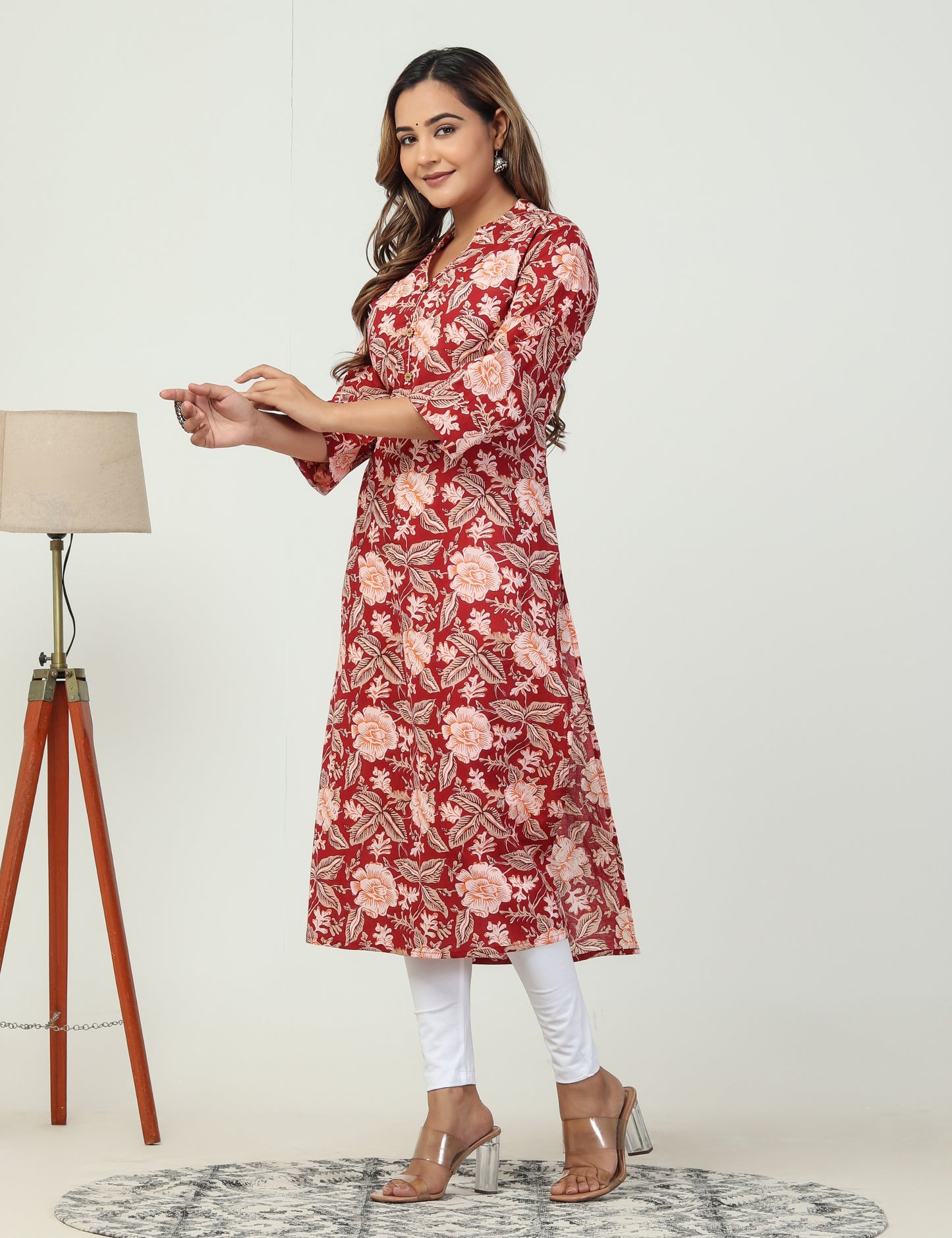 Red Long Kurti