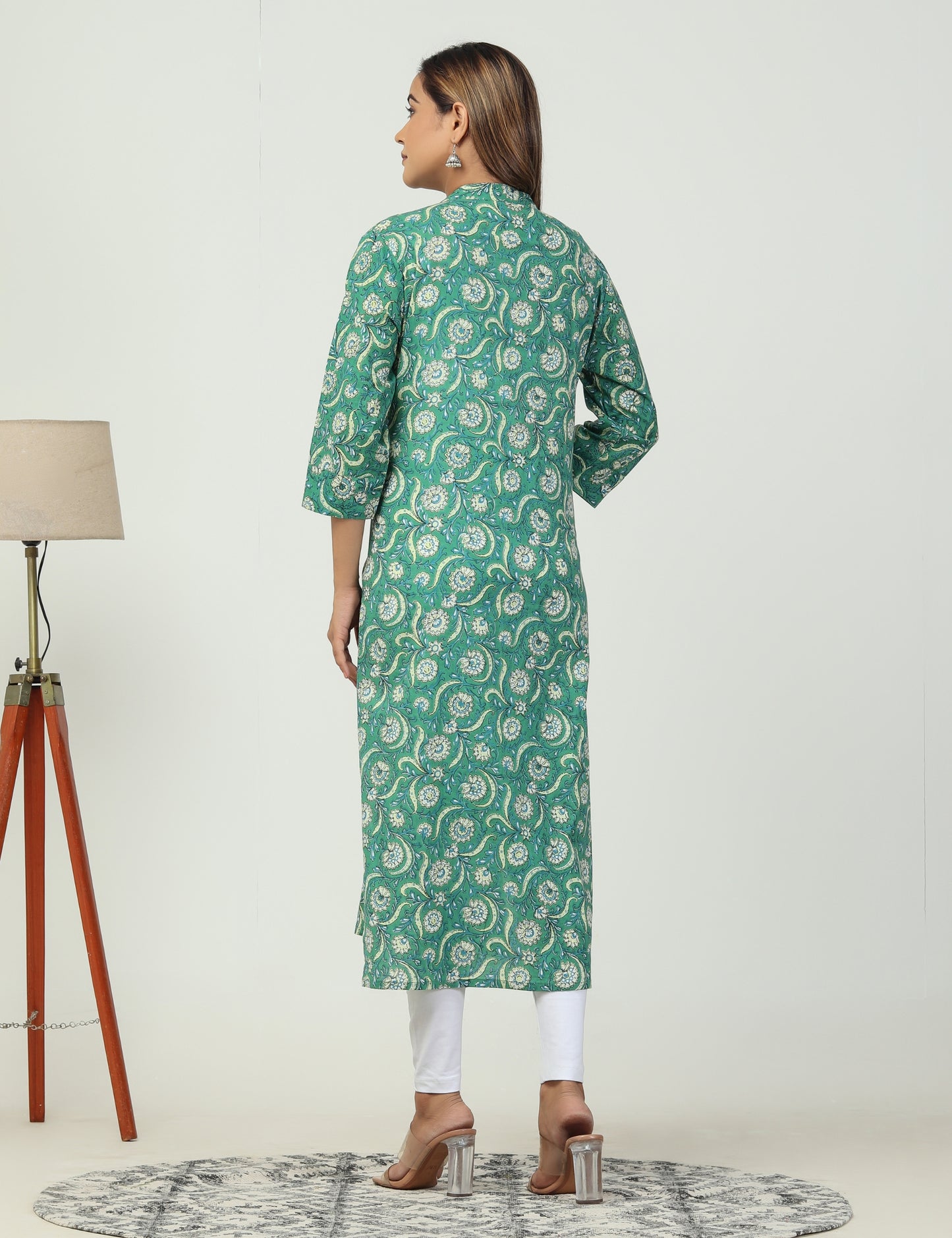 Green Long Kurti