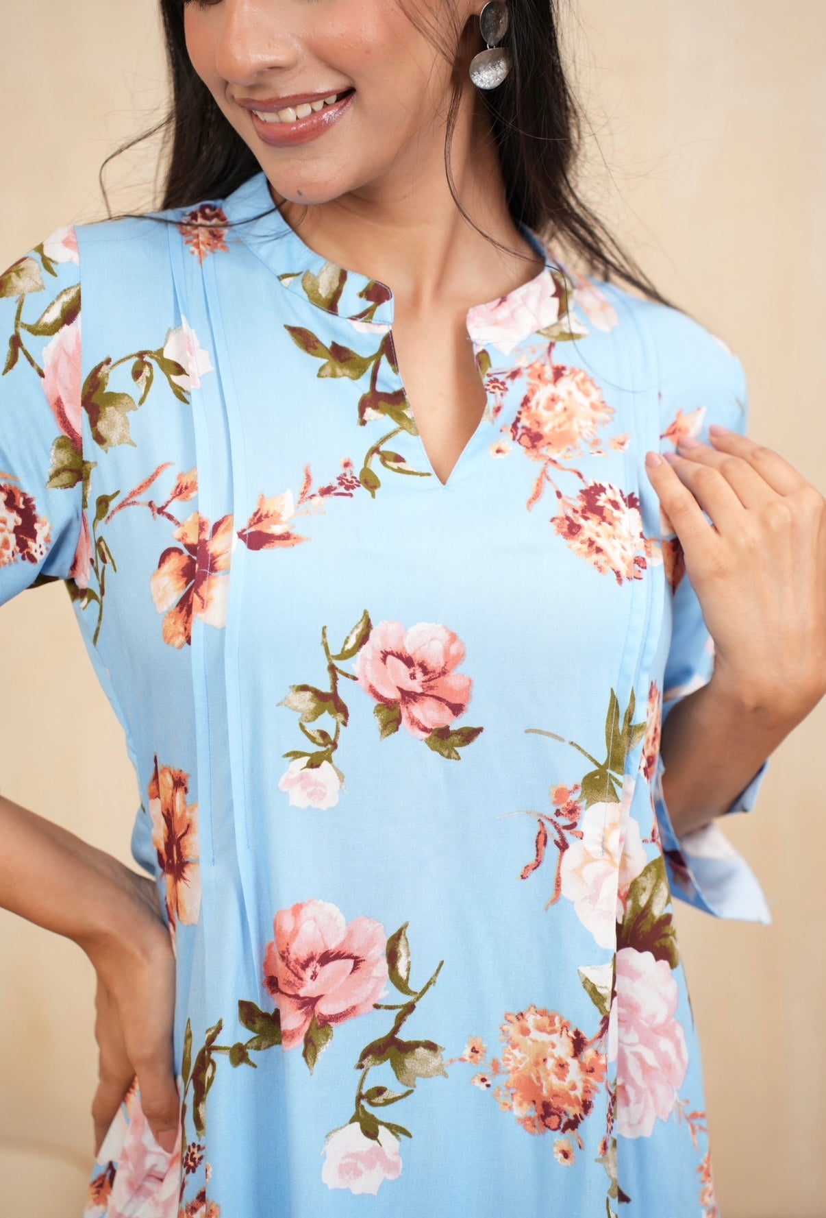 Sky Bloom Floral Co-ord Set
